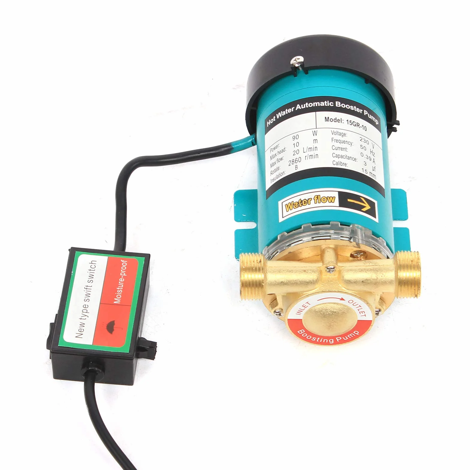 Kaibrite Pompe à Eau Haute Pression 220 V 90 W 20 L