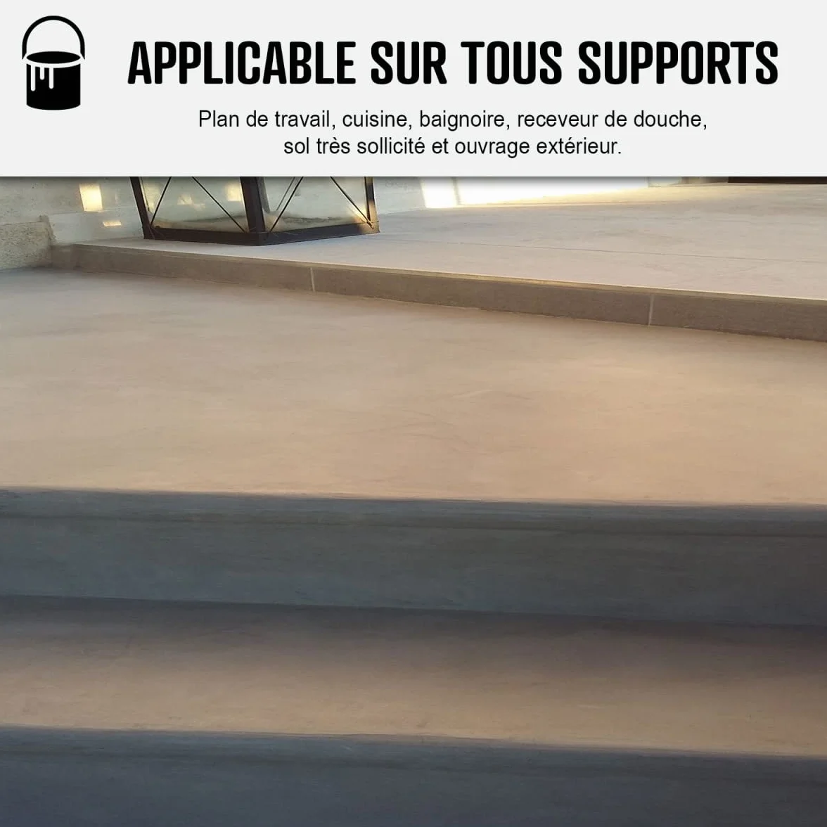 ARCANE INDUSTRIES HIGHPROTECT Vernis bi-composant Ultra résistant béton ciré 2 m