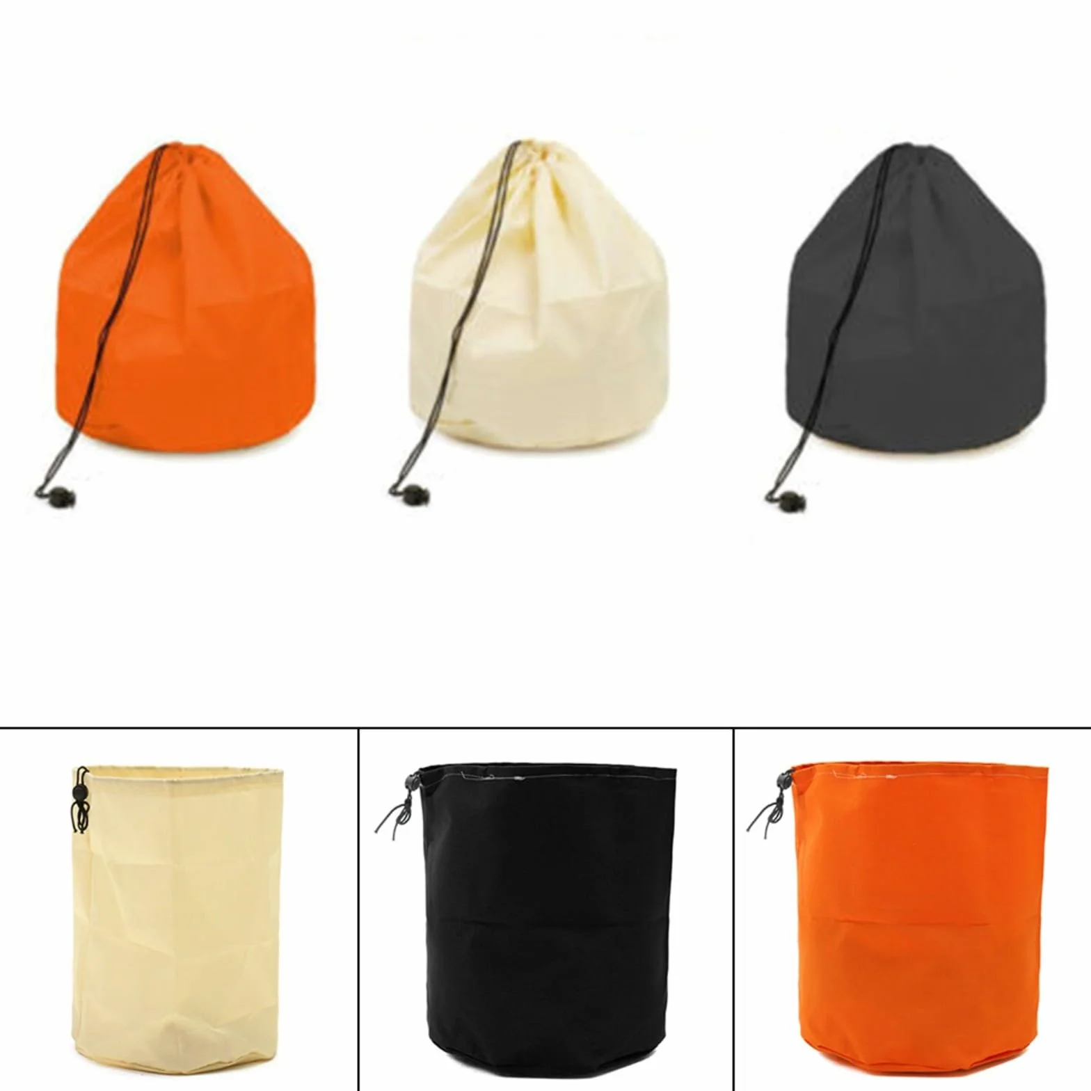 Housse de moteur pour débroussailleuse, 1 pièce pour tondeuse à gazon, anti-poussière, étanche, sac d'accessoires (orange)