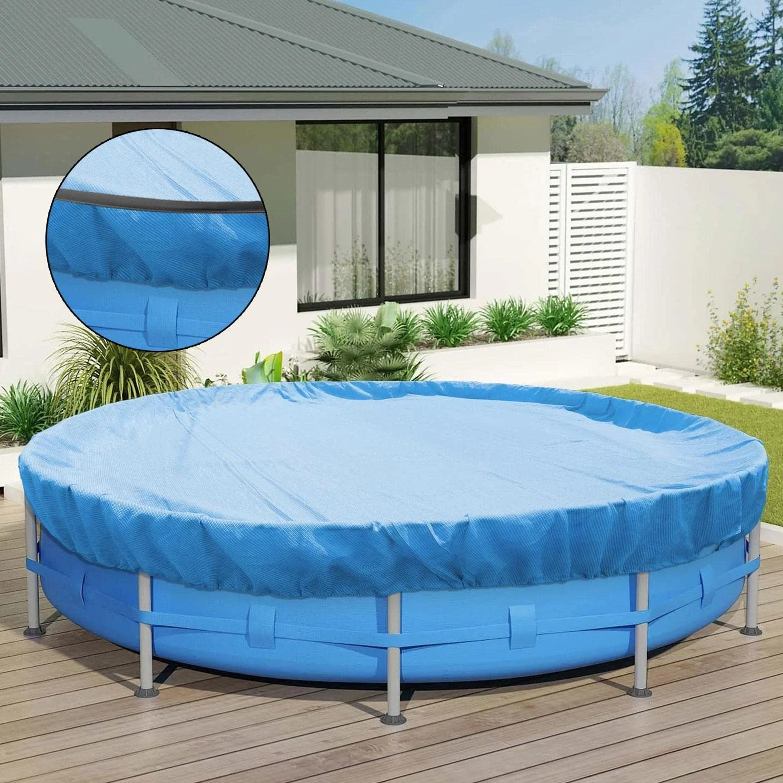 Clips de Toile de Piscine Hors Terre - Bandes de Couronnement de Remplacement