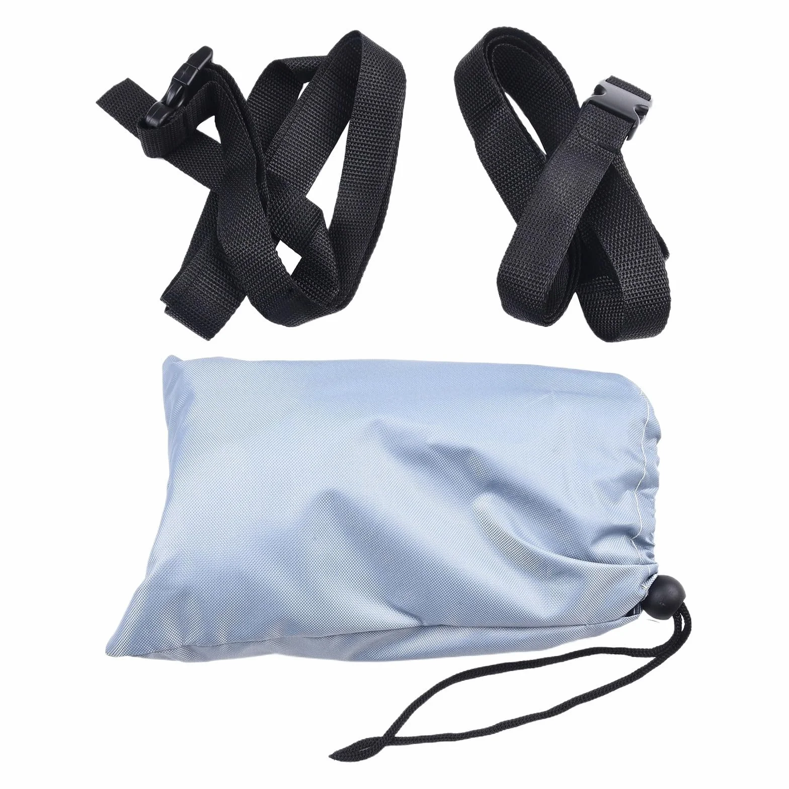 Housse de pompe de chauffage spa 420D avec revêtement argenté - 43 x 38 x 54 cm - Protection contre la pluie, le soleil et la poussière - Gris