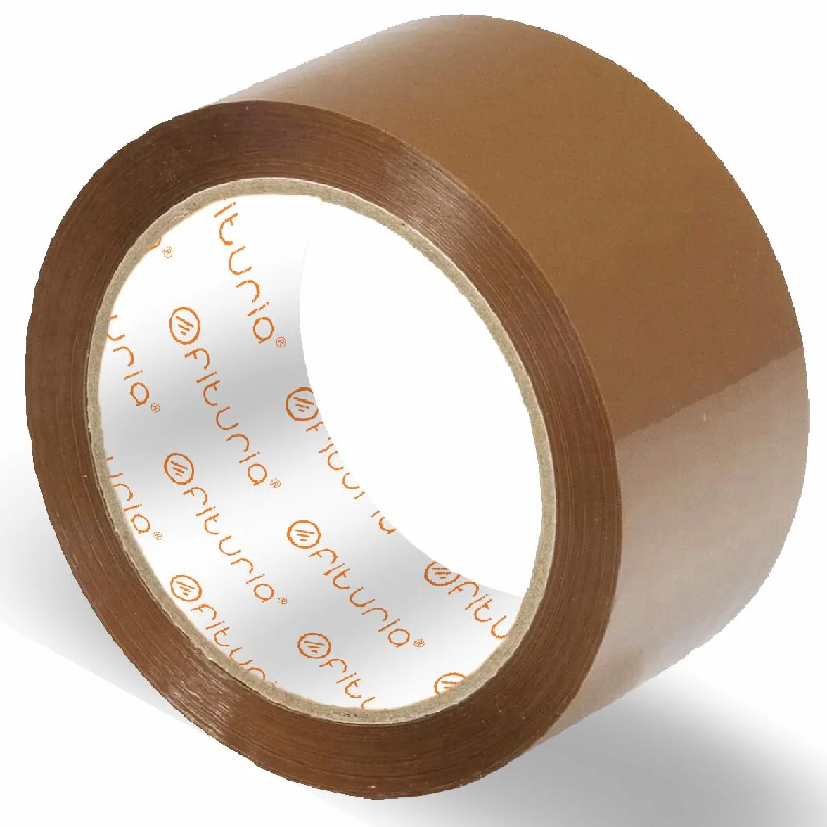 OFITURIA Ruban Adhésif pour Emballage Marron 38mmx66m 1 Rouleau