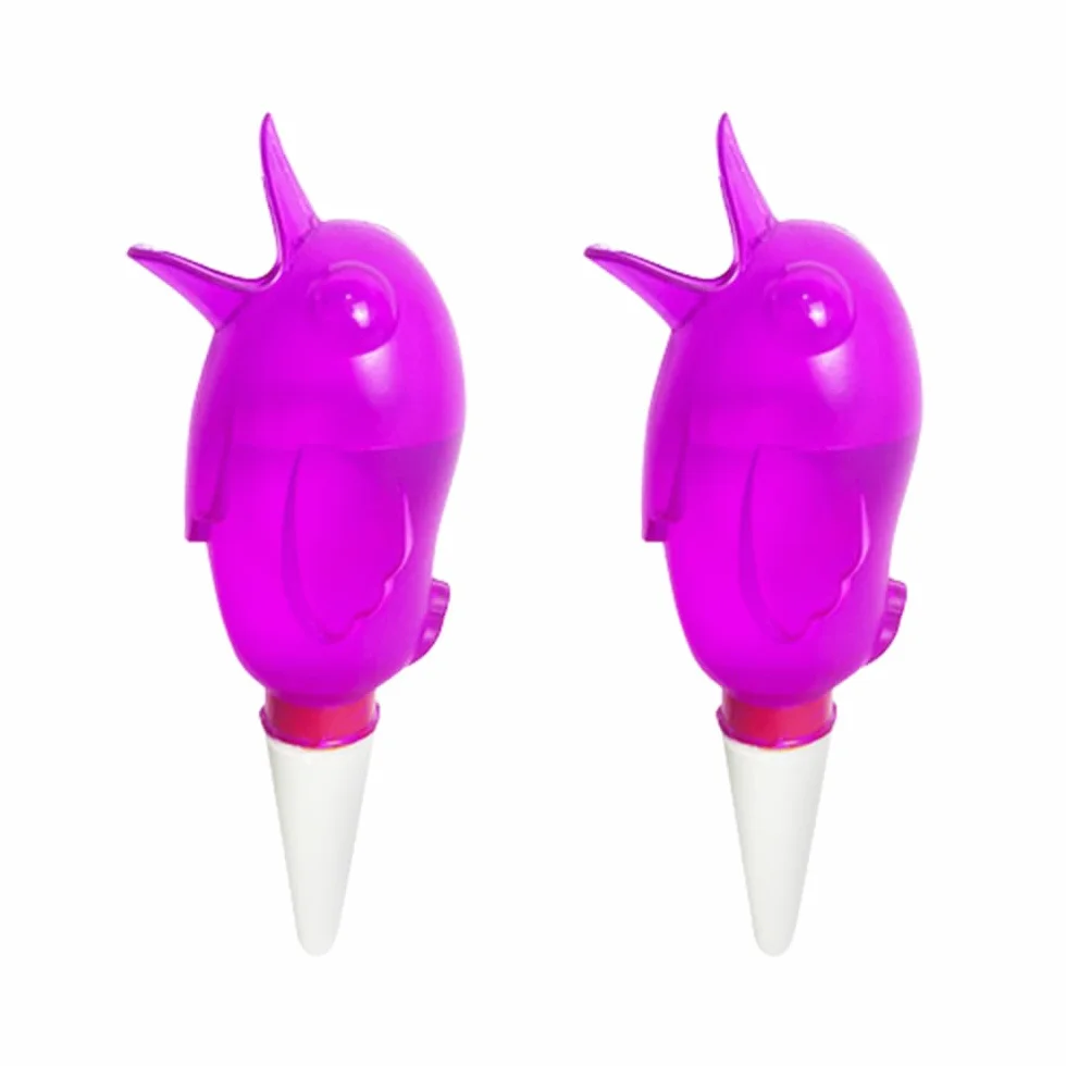 MiOYOOW Lot de 2 Globes d'arrosage pour Plantes, Bulbes d'Arrosage Goutte à Goutte Automatique, Arroseur à Plantes en Forme d'oiseau Dispositif d'arrosage Automatique pour Plantes d'Interieur Fleurs
