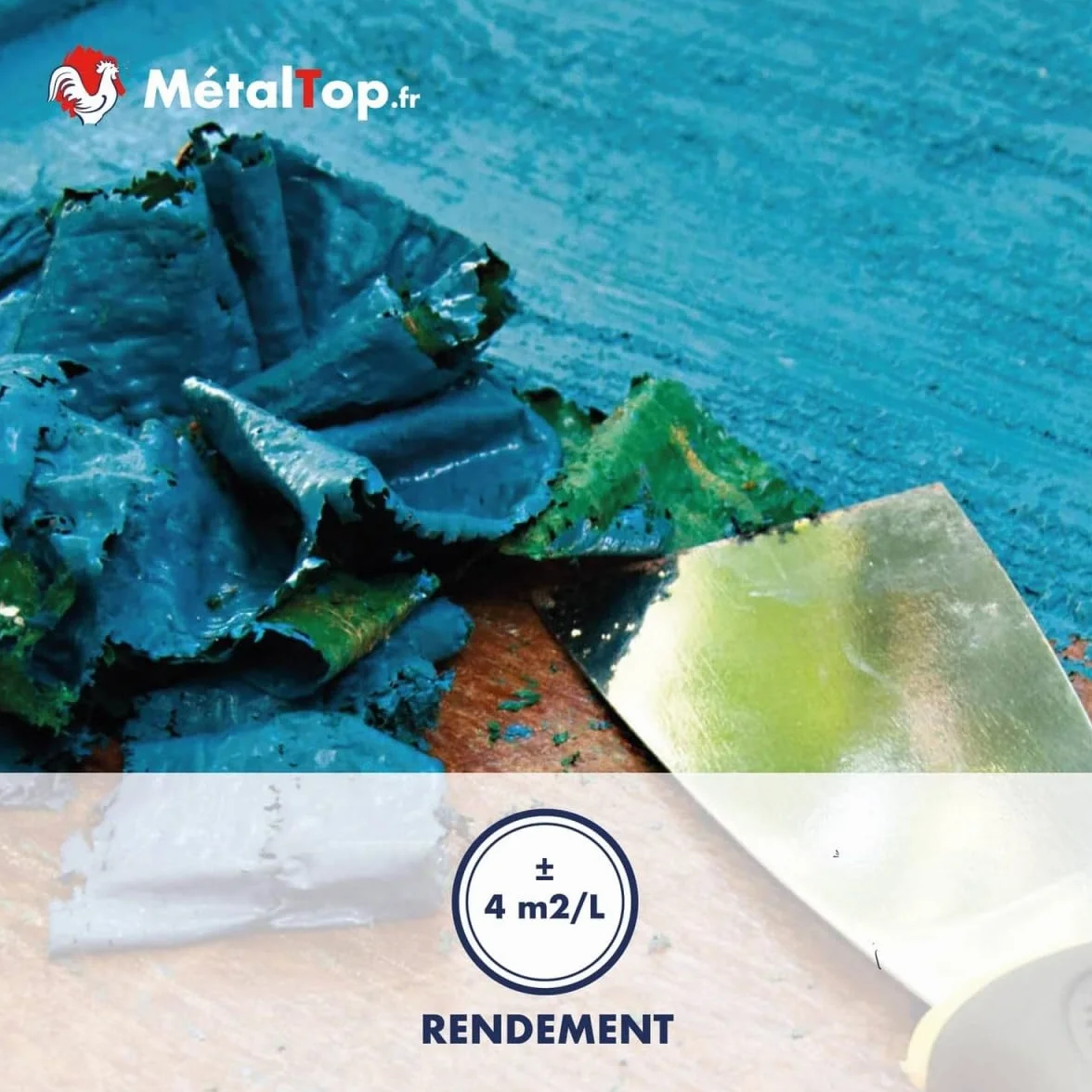 Metaltop Decapant Bois 1 L Spécial peintures vernis lasures vitrificateur