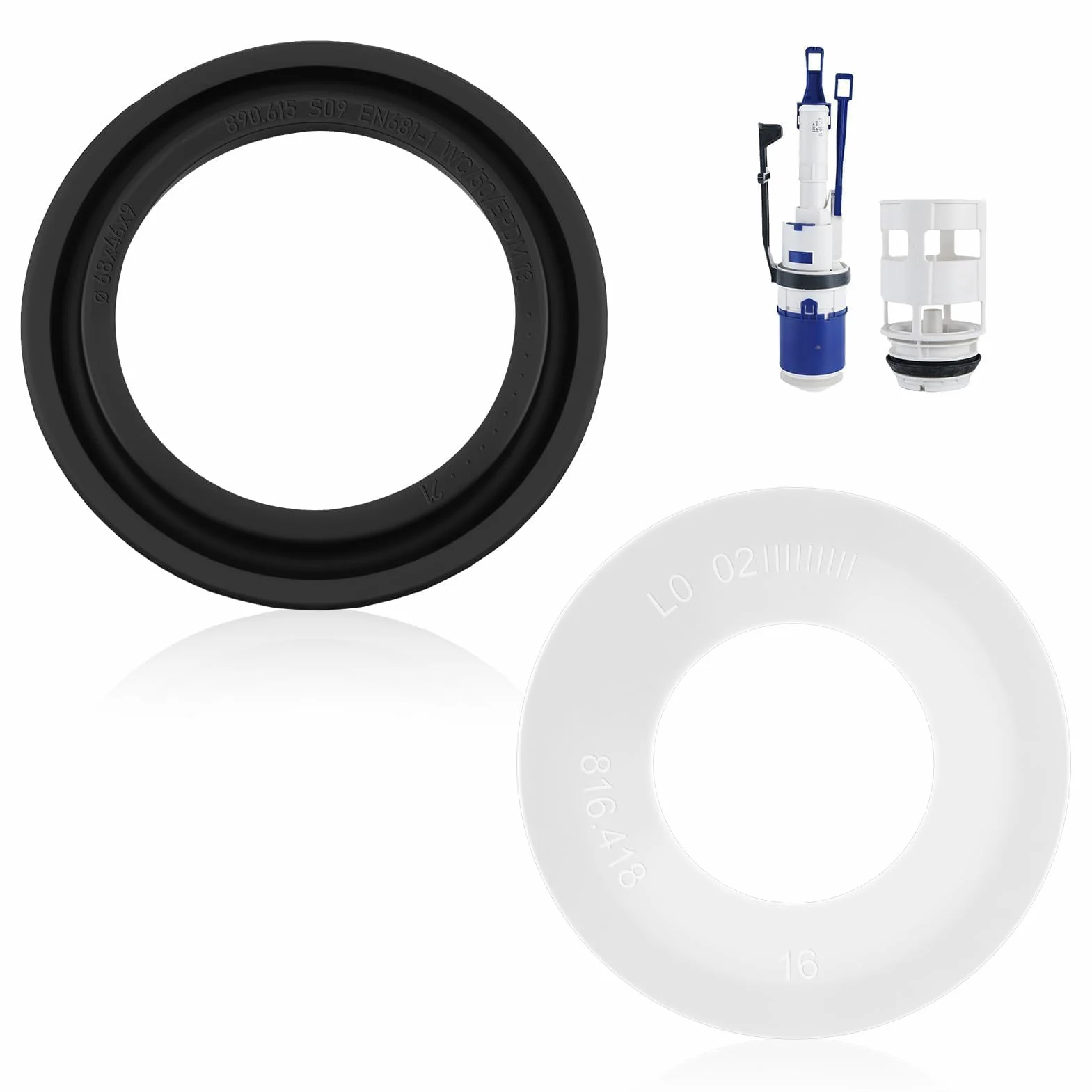 Geberit Joint Réservoir Ø63 x 32 mm Ø68 x 46 mm Pièces pour 816.418.00.1 818.109 240.282.00.1 890.615