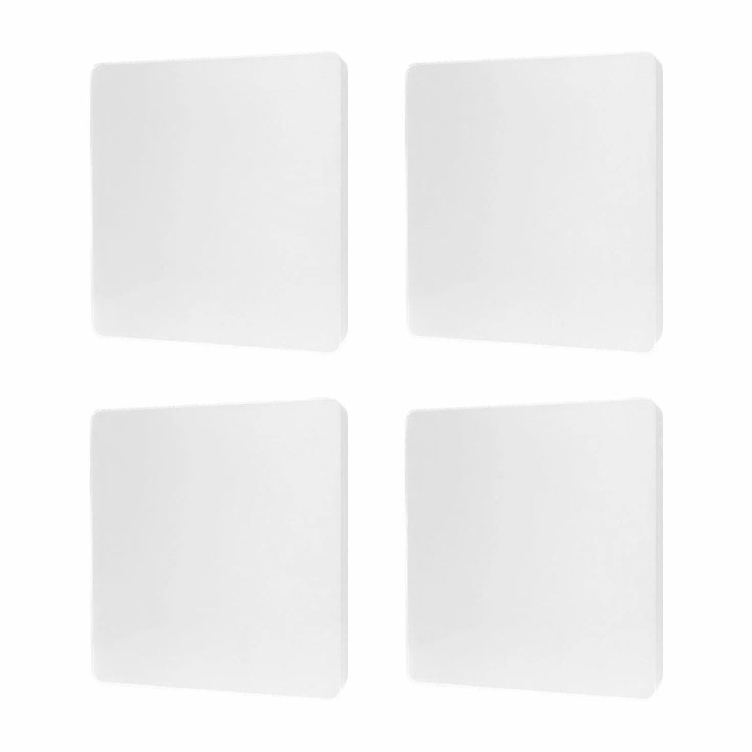 Couvercles Muraux Décoratifs Plastique Autocollants Paquet De 4
