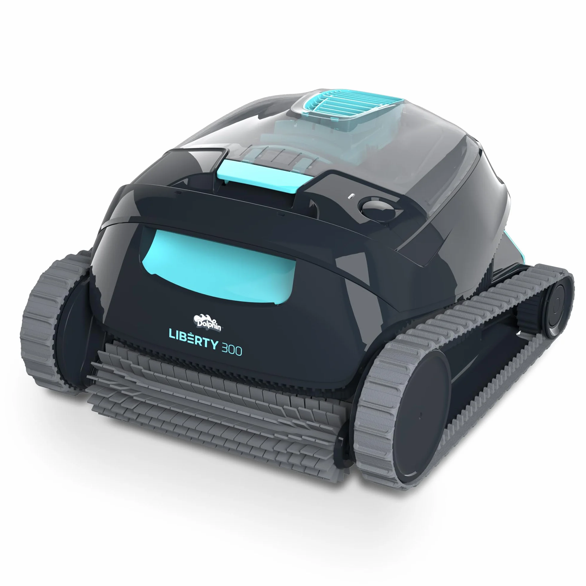 Dolphin Liberty 300 Robot Piscine sans Fil, Fond et Parois, Filtration Ultra-Fine, 150Min Autonomie, pour Piscines Jusqu'à 10m
