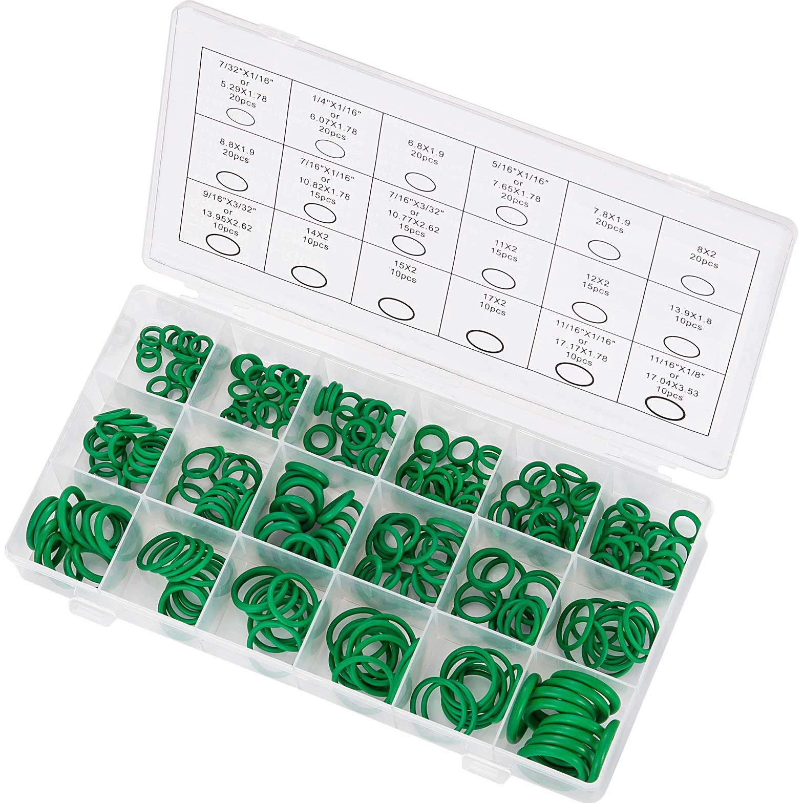 Kit Joints Toriques 270 Pièces 18 Tailles Hydraulique Climatisation Étanchéité Raccords Arrosage