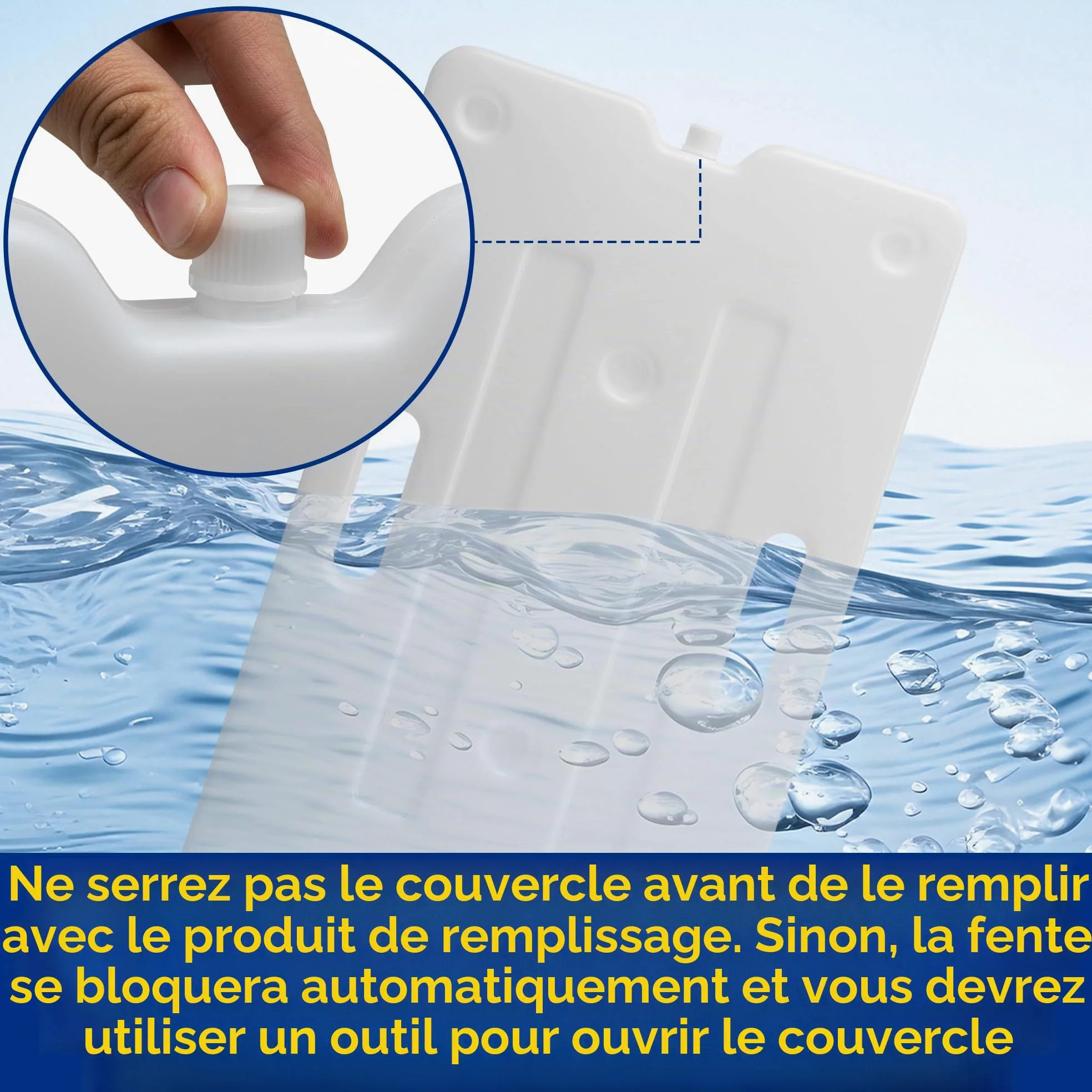 Lot de 2 échelles de piscine de 60 cm x 35 cm, poids de marche de piscine robuste, conteneur de poids d’escalier de piscine amovible pour remplissage facile d’eau et de sable en sous-sol