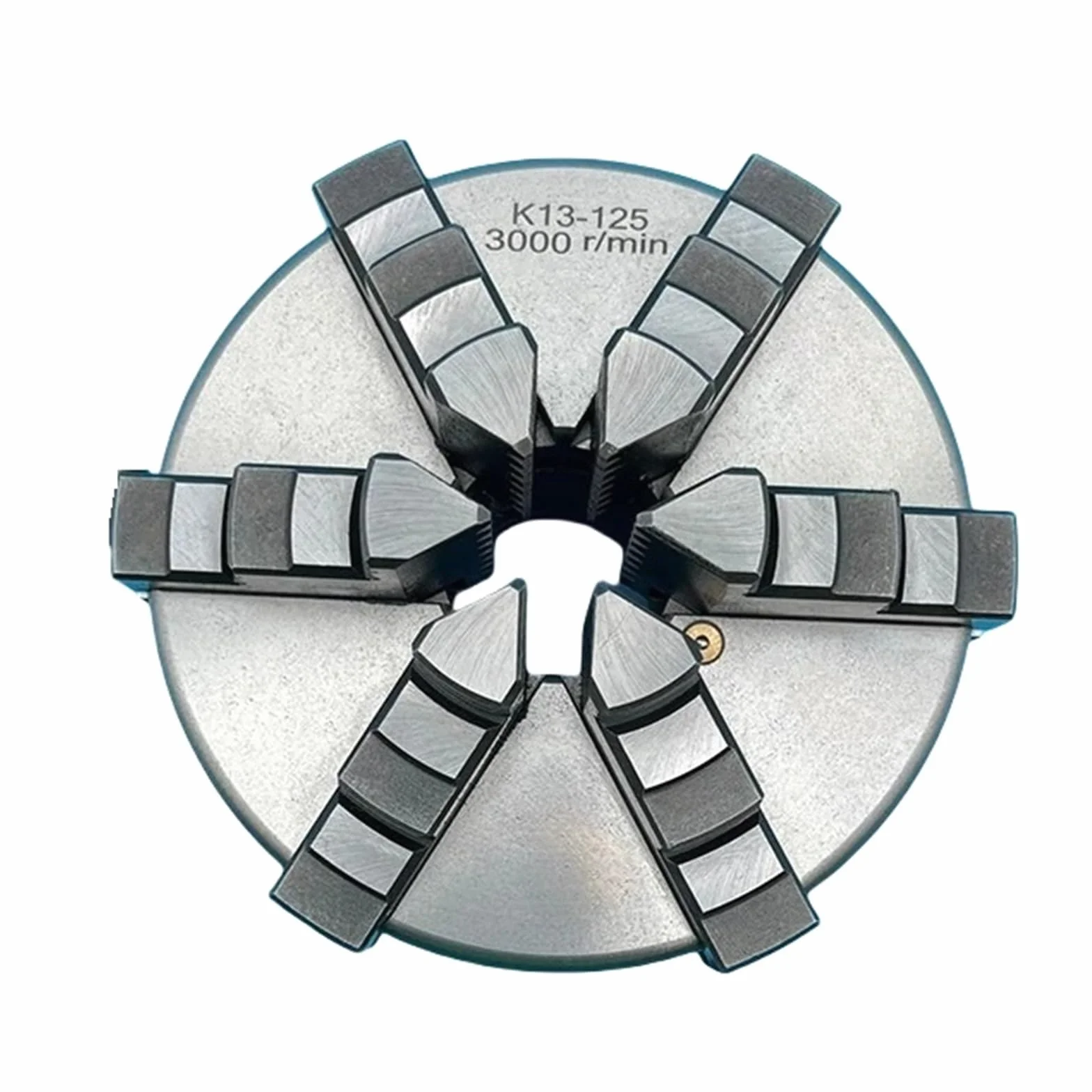 Mandrin de tour manuel K13-125, 125 mm, 6 mors, autocentrant, métal