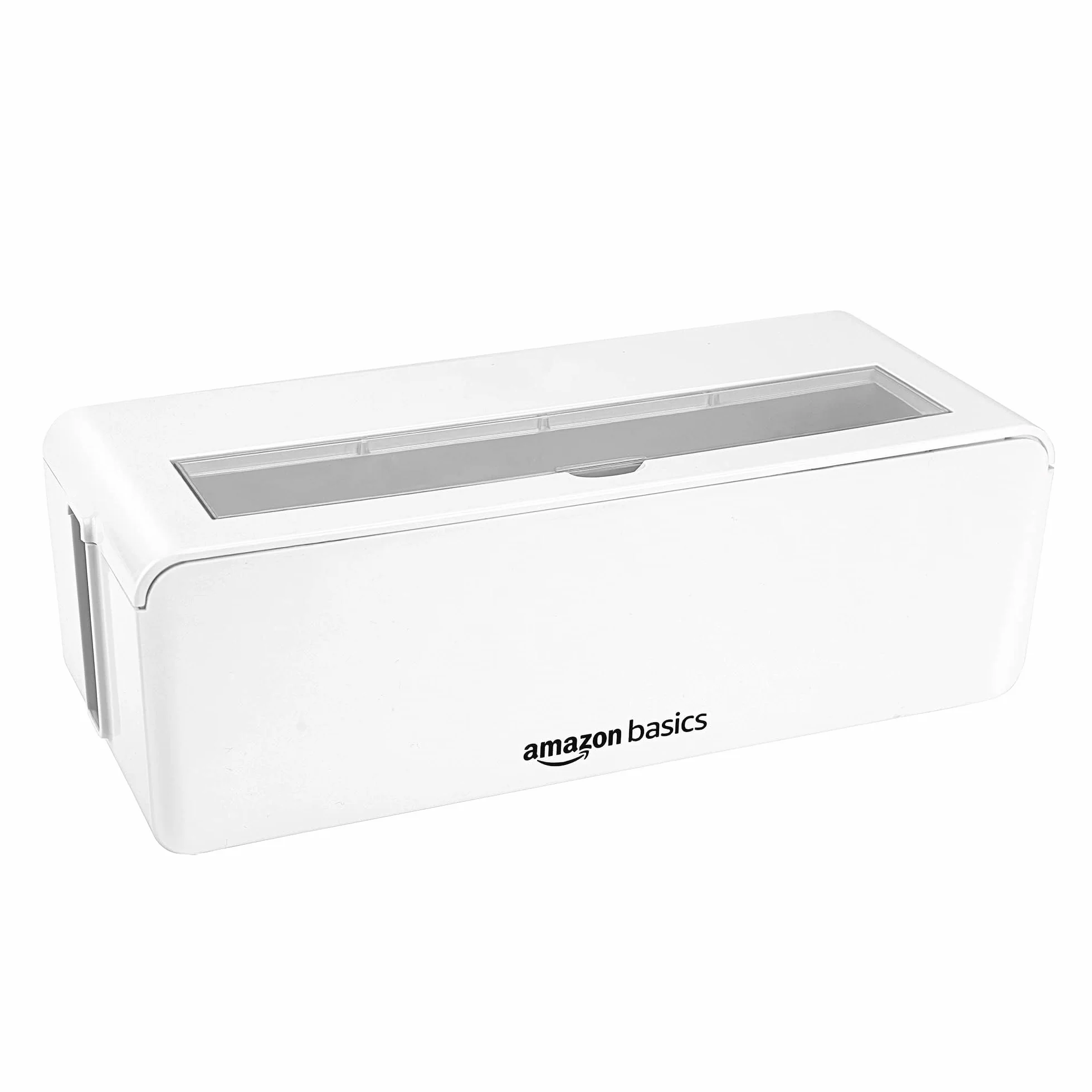 Amazon Basics Boîte de rangement pour câbles Grande blanc