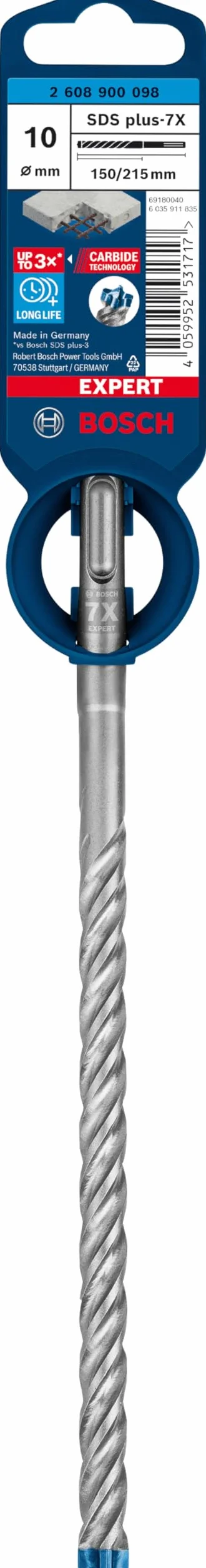 Bosch Foret EXPERT SDS plus-7X Ø 10 mm Professional Marteau burineur