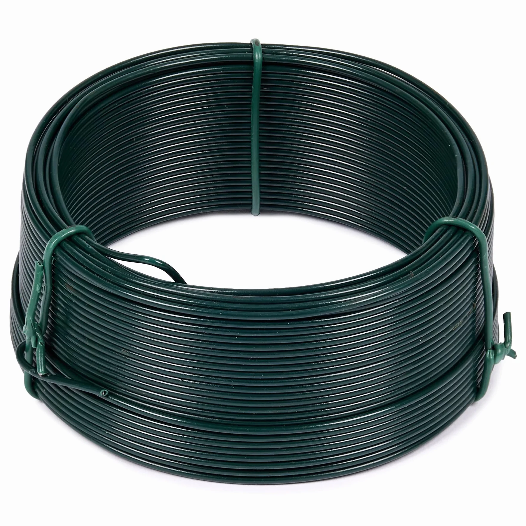 Fil Attache métal enduit PVC Vert 1.3mm 50M