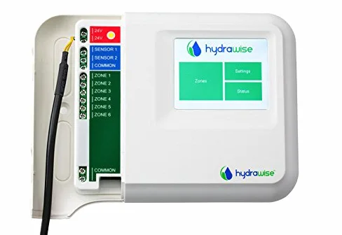 Hunter Hydrawise HC-1201i, Programmateur 12 stations avec connexion Wi-Fi, 230 VAC Programmateur intérieur en plastique