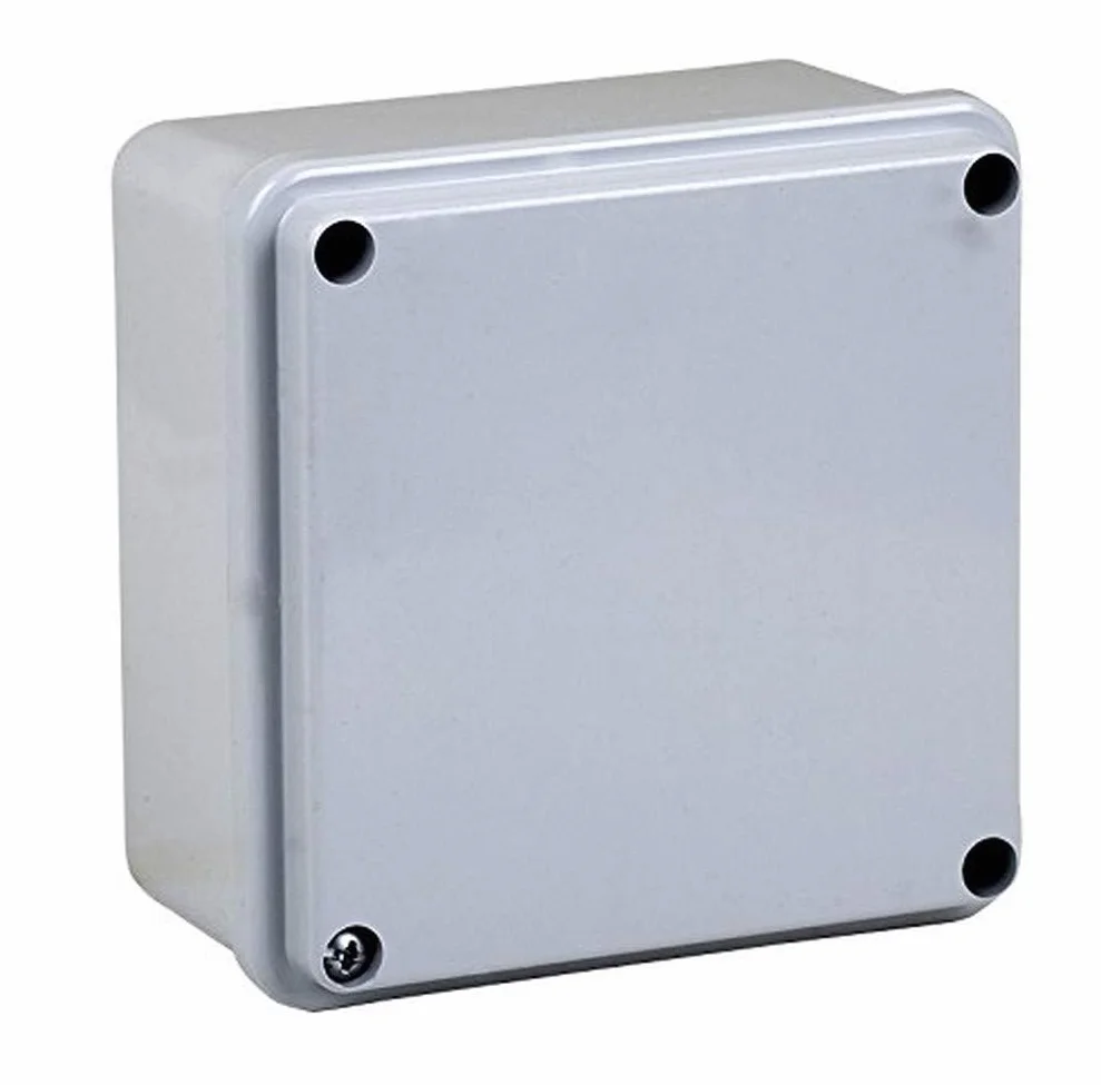 Electraline Boite dérivation Lisse Entanche 100x100 IP55 Gris
