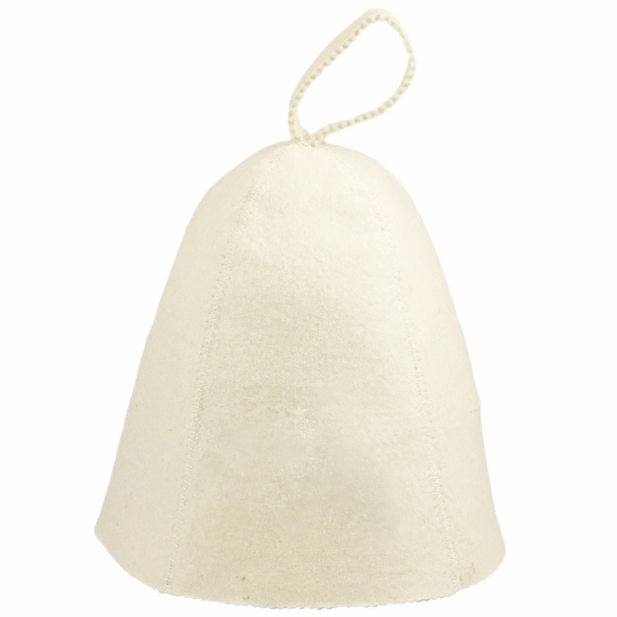 Chapeau de sauna en feutre de laine blanc pour homme et femme