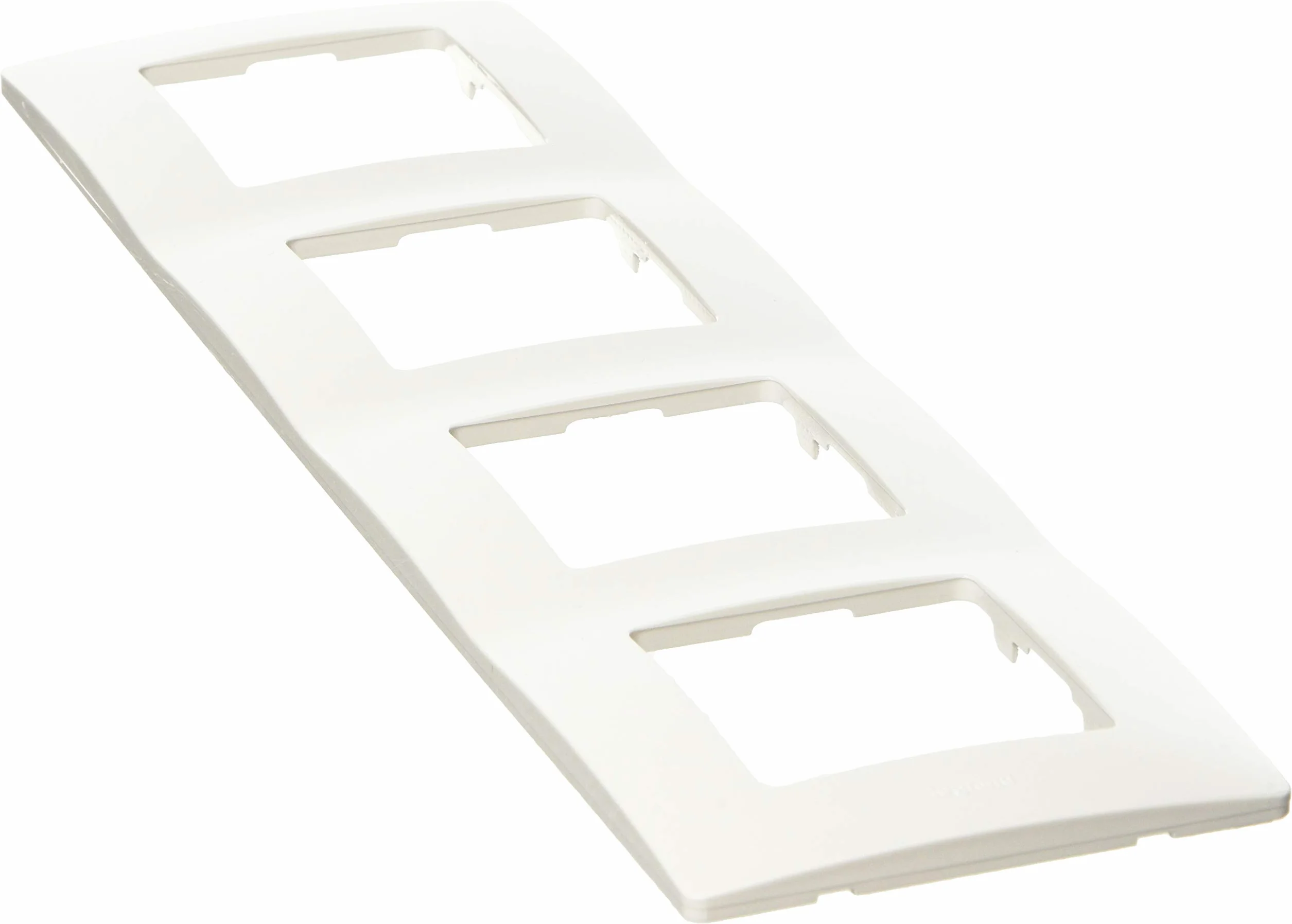 Legrand Plaque pour 4 interrupteurs Blanc Niloé 665004