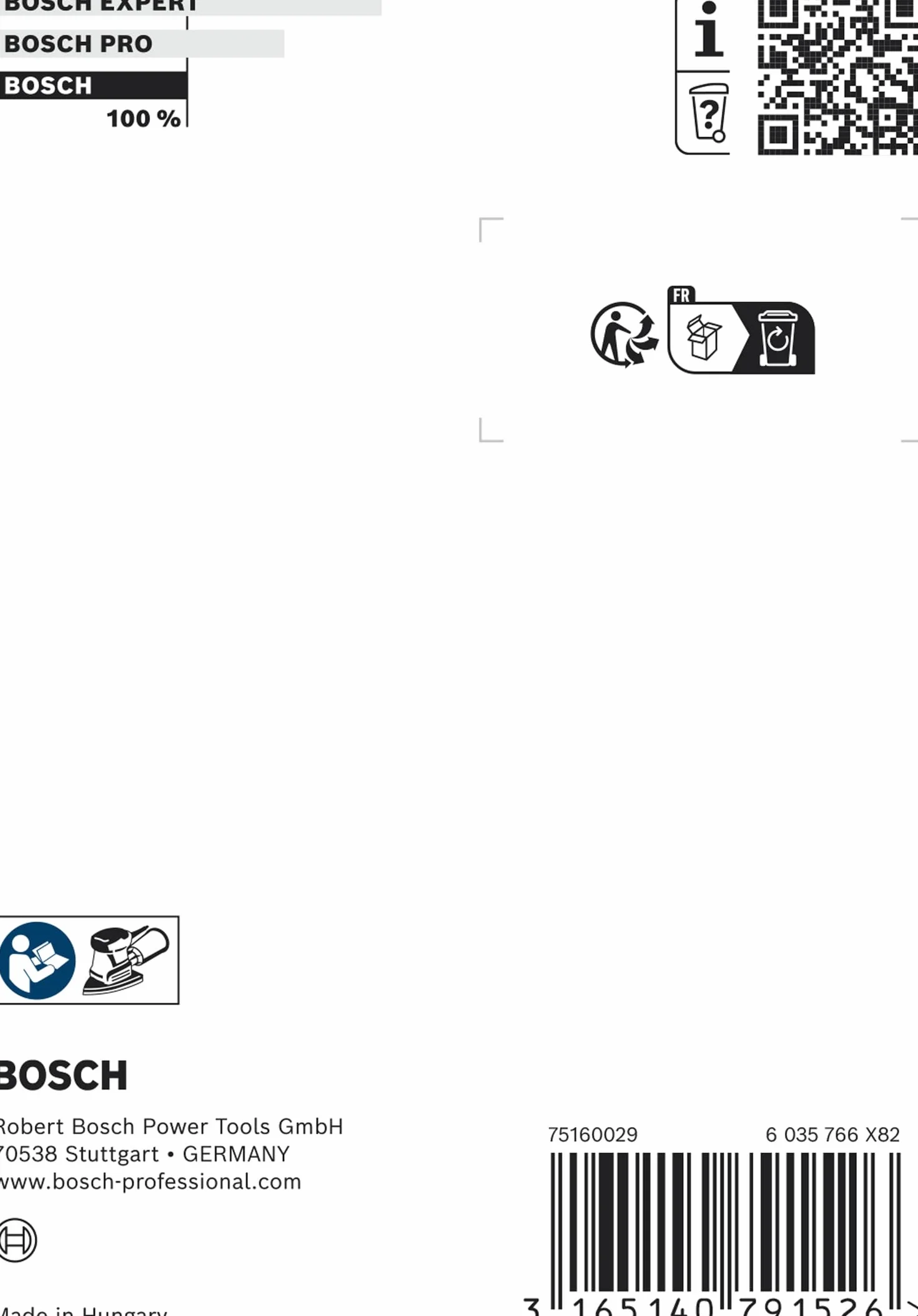 Bosch Plateau de ponçage 93 mm