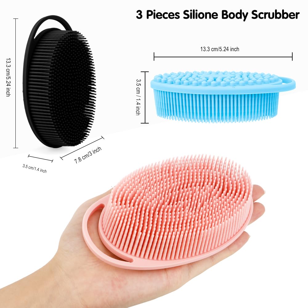 Gentle Silicone Body and Scalp Exfoliator
