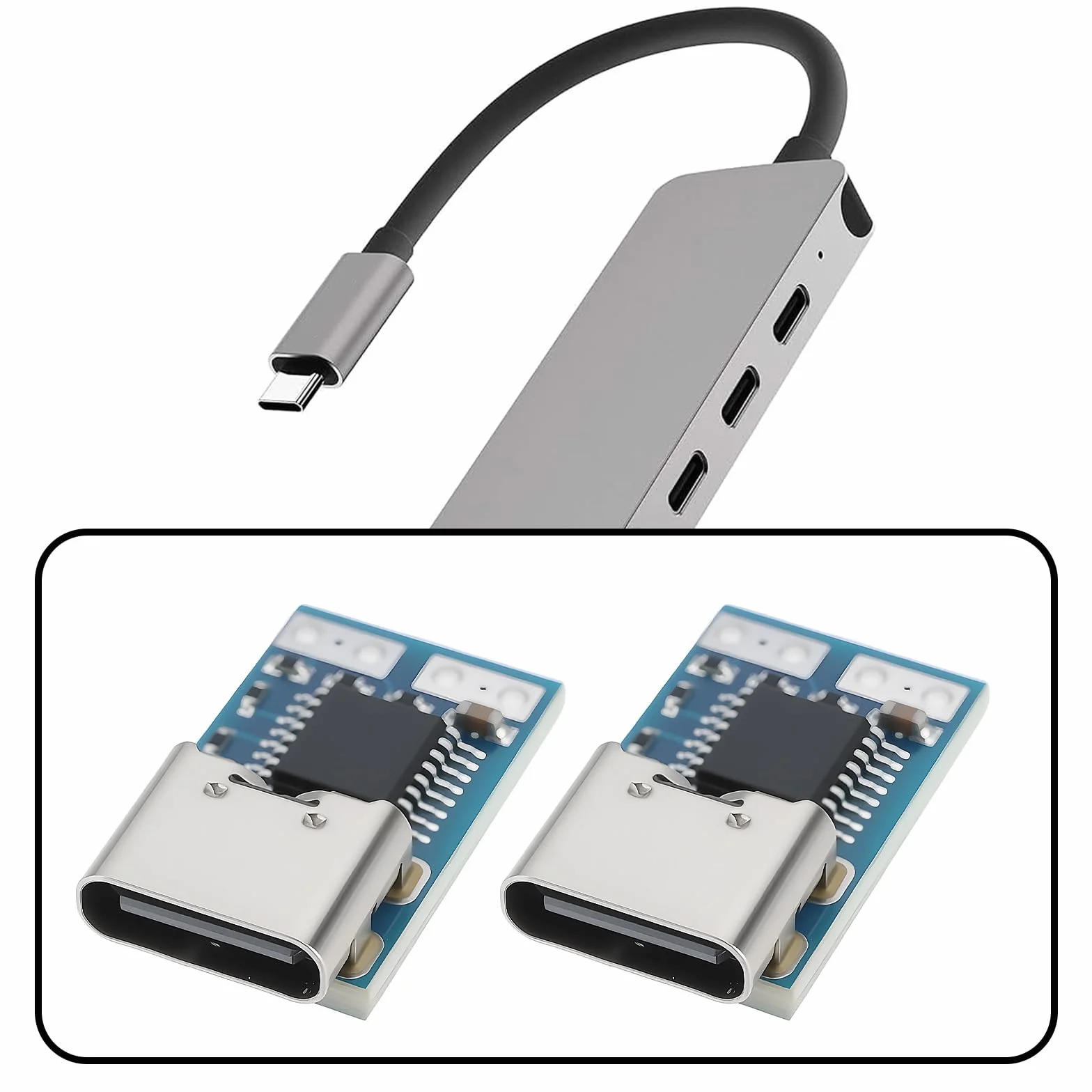 EMSea Lot de 4 PDC004 USB-PD USB C IP2721 vers DC 12 V 5 A pour projets électroniques