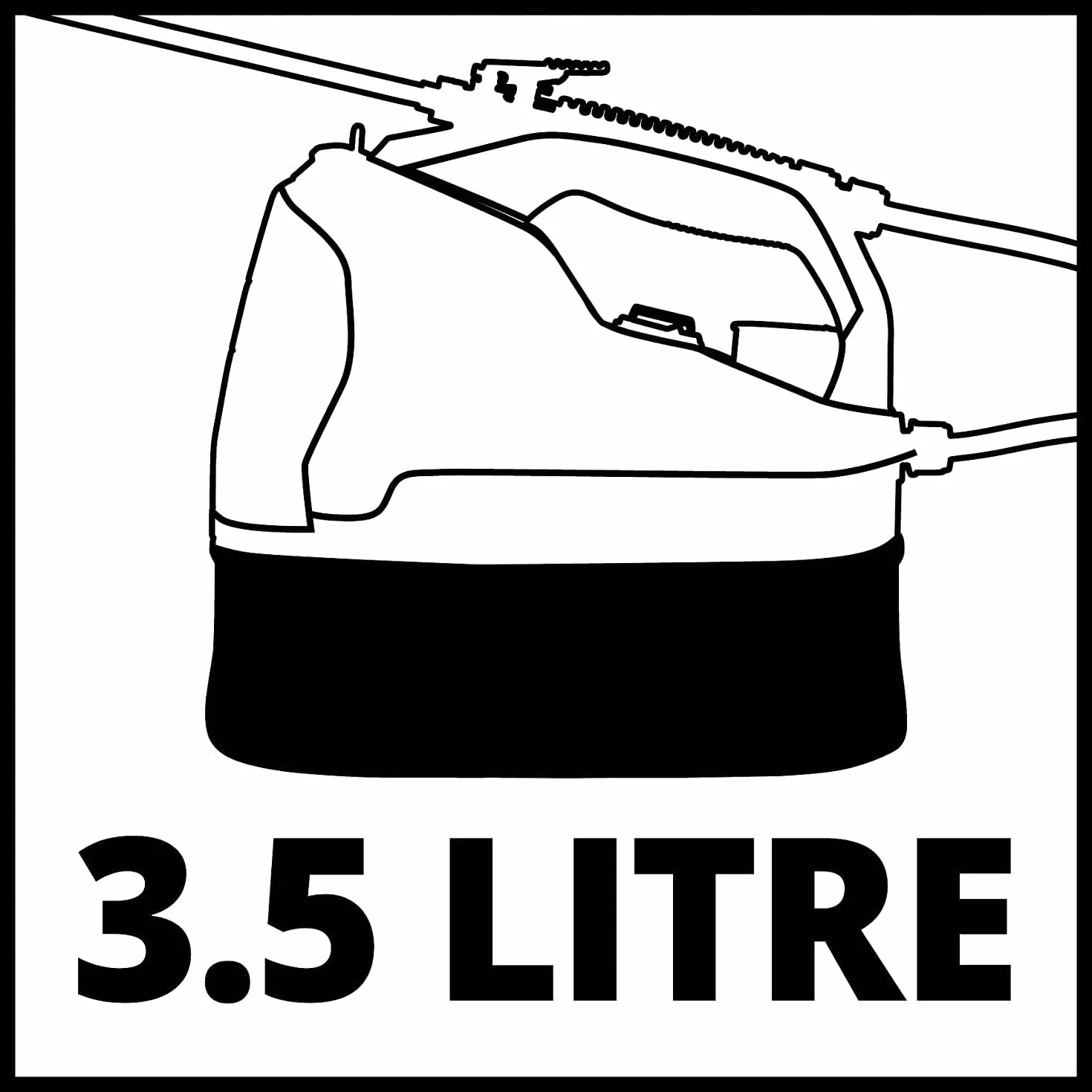 Einhell GE-WS 18/35 Li-Solo Power X-Change Pulvérisateur à Pression sans Fil 18V Pompe Automatique Réservoir Transparent