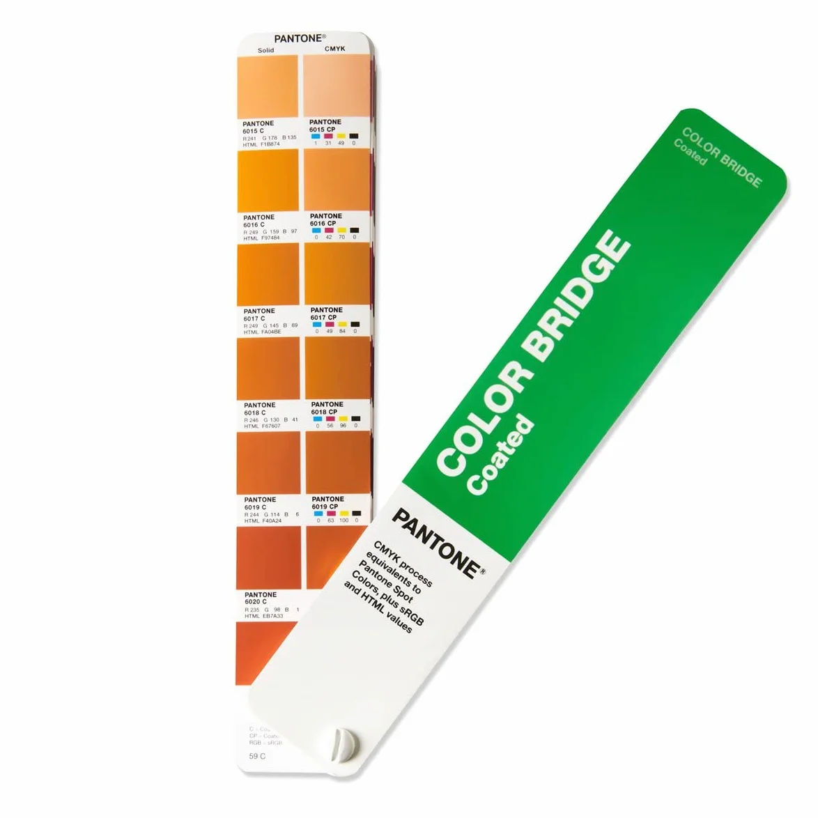 Pantone GG6103B Bridge Guide - Nuancier papier couché portable organisé par ordre chromatique