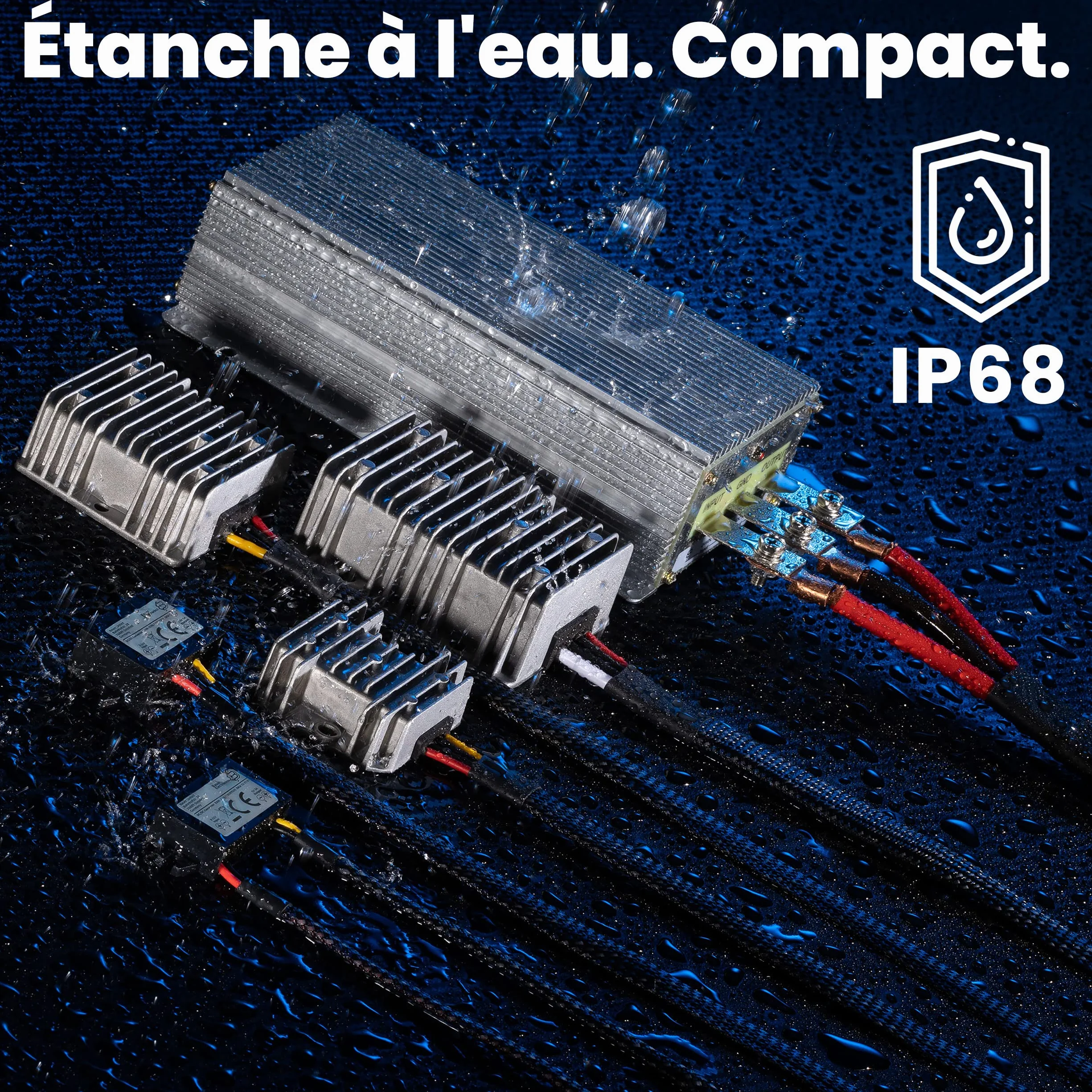 Convertisseur de tension DC DC 8V-40V à 12V 10A 120W Step Down Boost