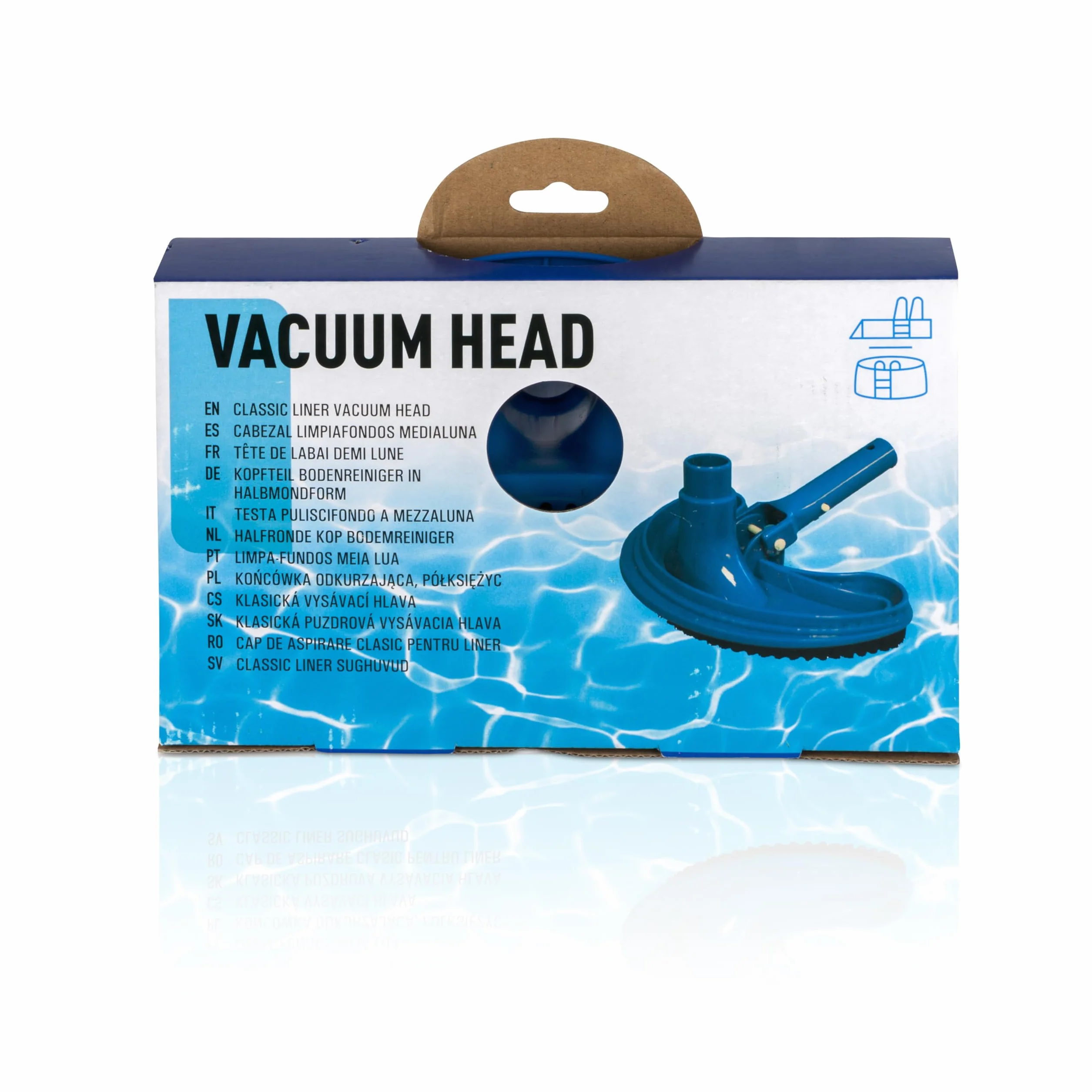 Gre 90105 - Tête de balai demi-lune : efficacité et durabilité pour votre piscine