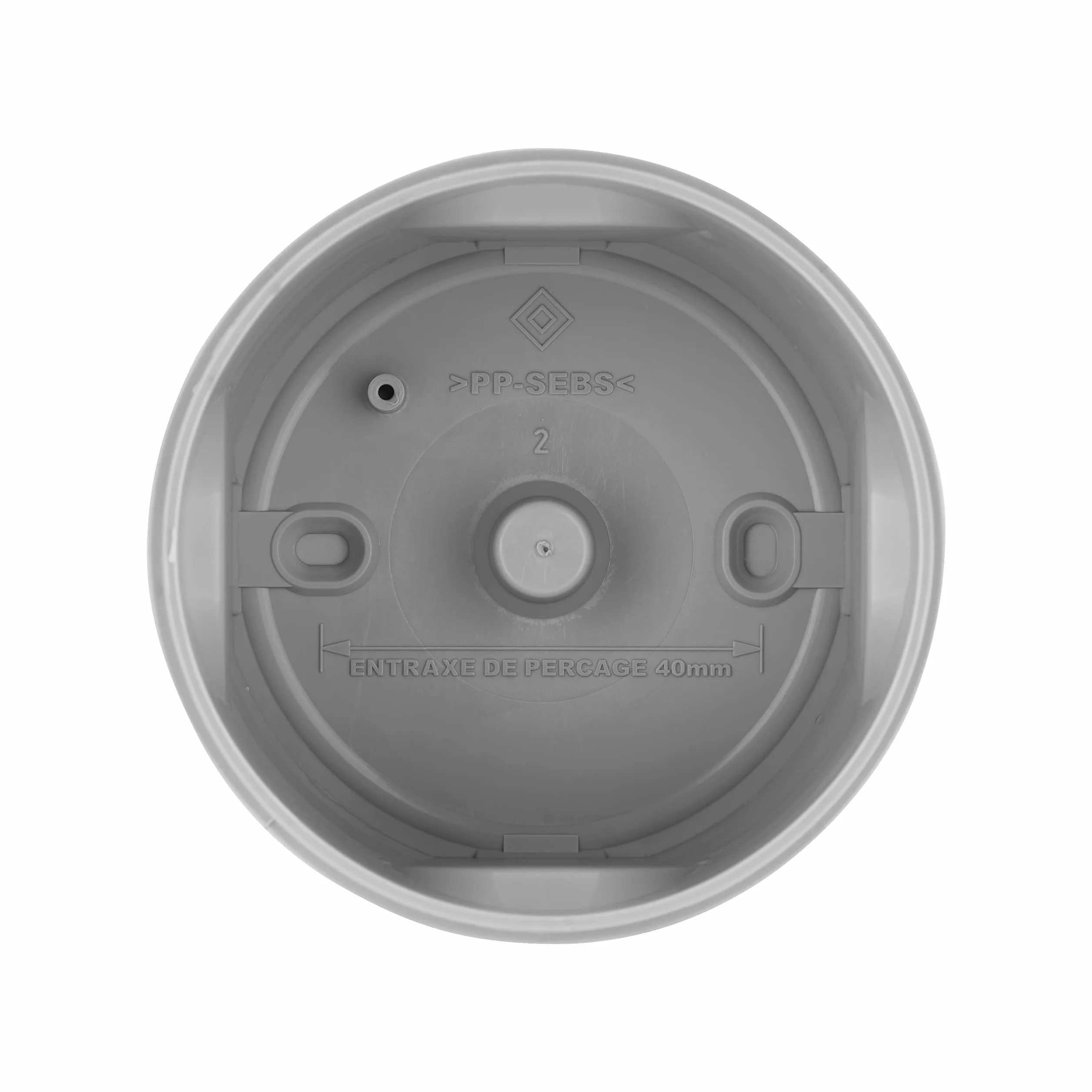 DEBFLEX Boîte Dérivation Etanche IP54 Lot de 3 Grise ⌀70 x 40 mm