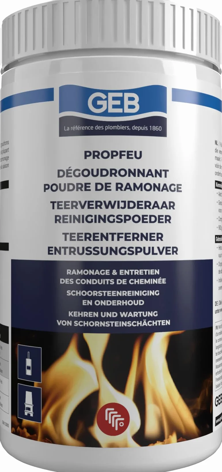GEB 821502 Propfeu Poudre Pot 900 g Clair