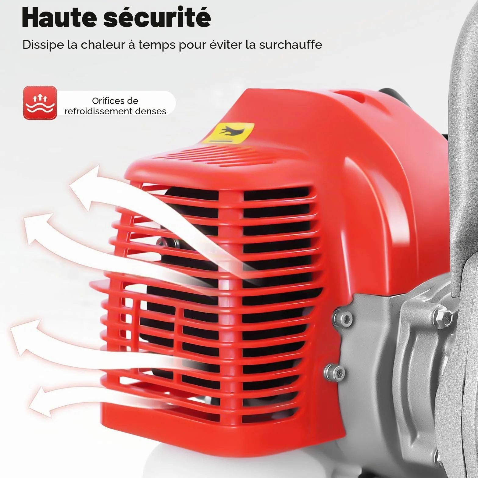 Pompe à eau essence 1,7 CV 1 pouce moteur 2 temps base métal hauteur extraction 30 m