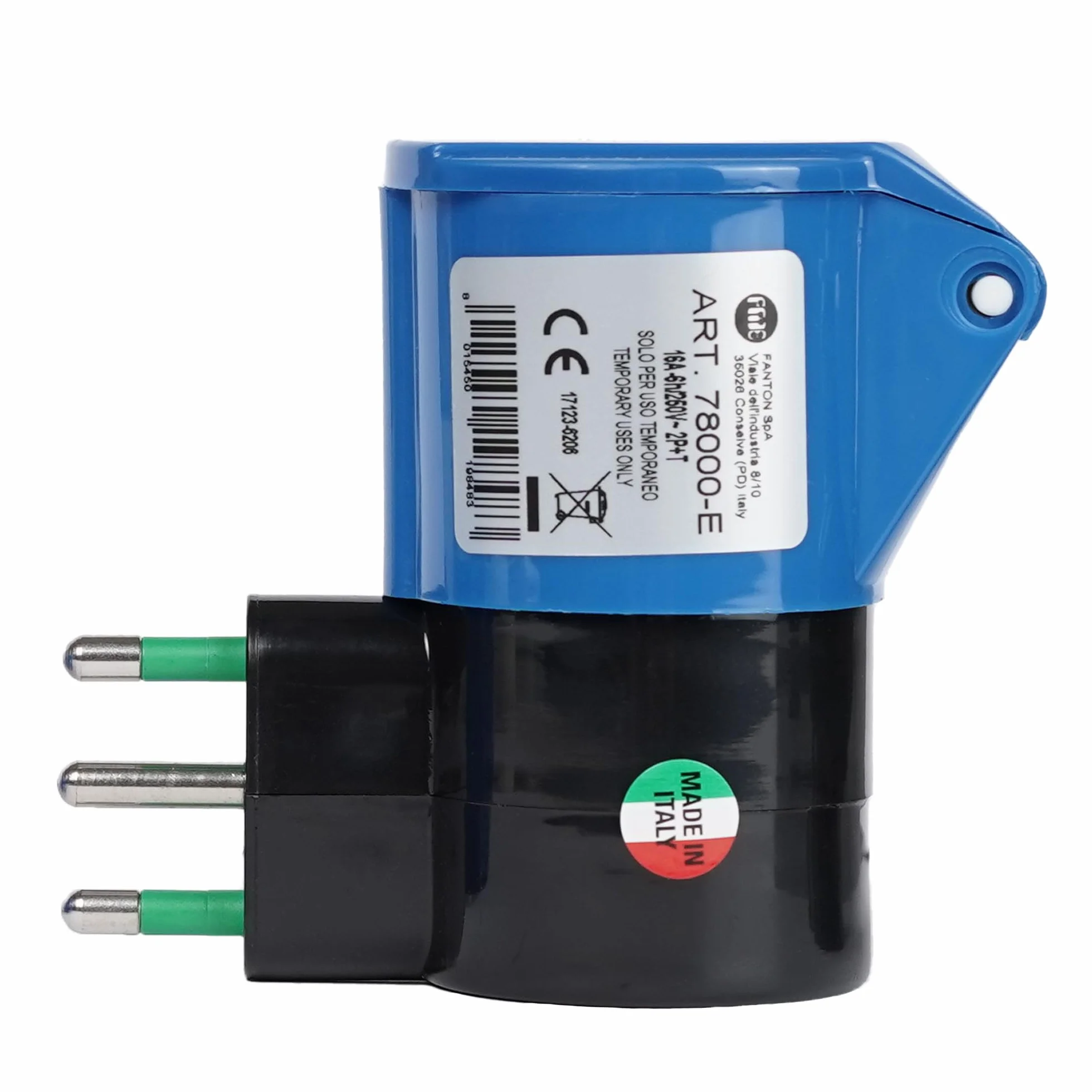Fanton Adaptateur CEE 16A à grande fiche vers prise CEE