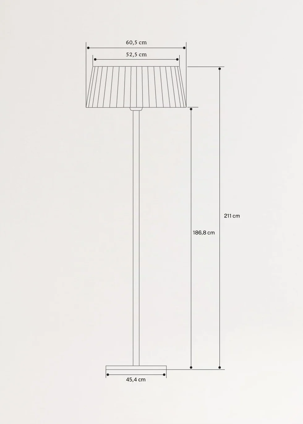Chauffant extérieur infrarouge 2100W IP44 3 puissances gris terrasse jardin