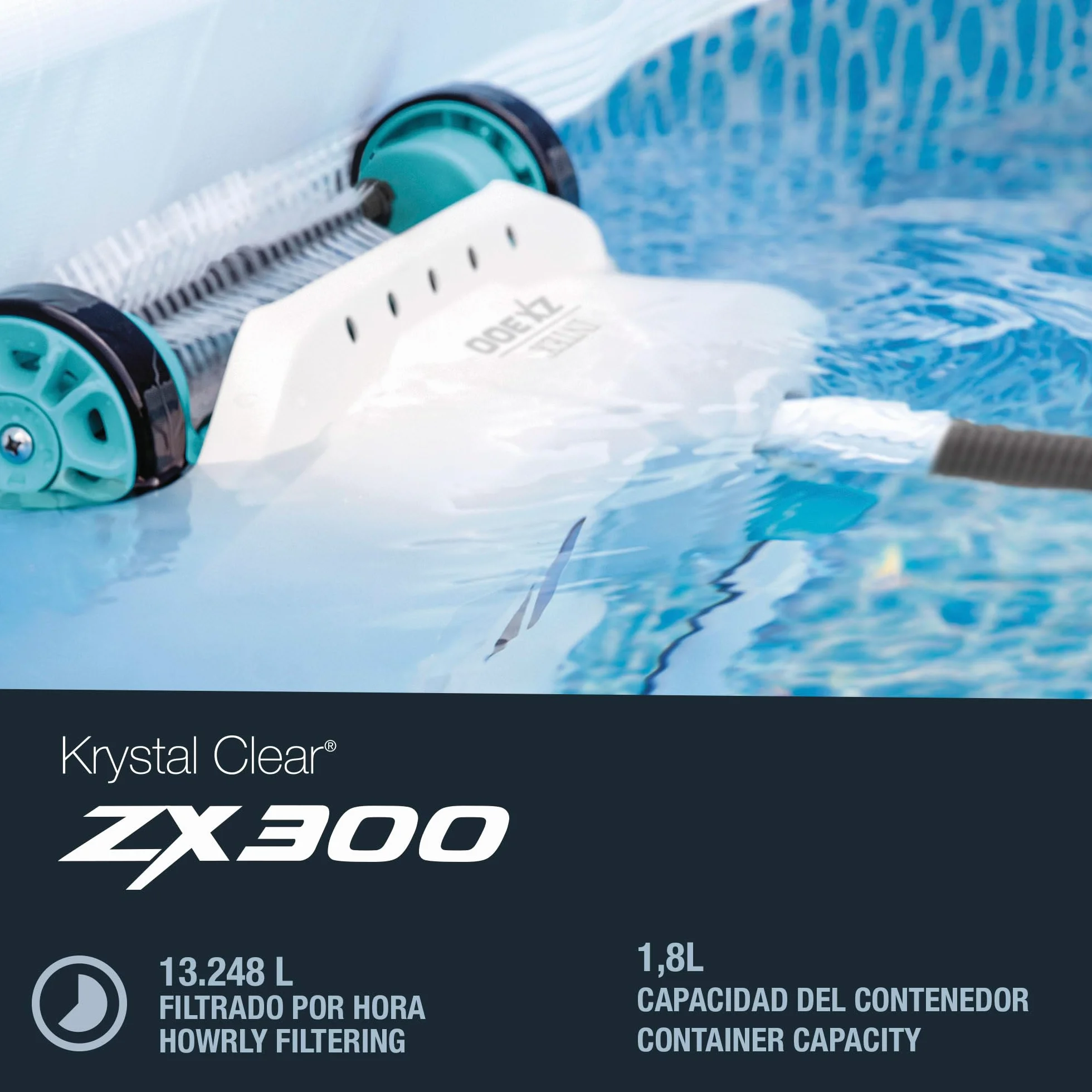 Intex robot aspirateur fond et parois zx300