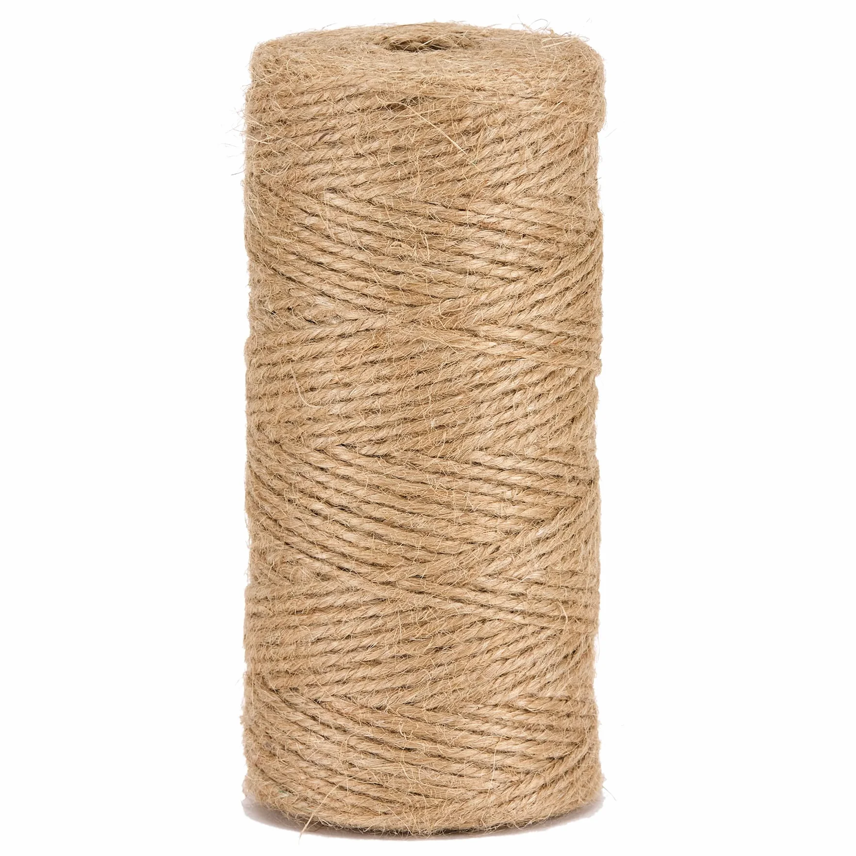 La cordeline Ficelle Jute Naturel Ø1.5mm ±100m pour Le Jardinage, Bricolage, activités manuelles BJN100, Naturelle