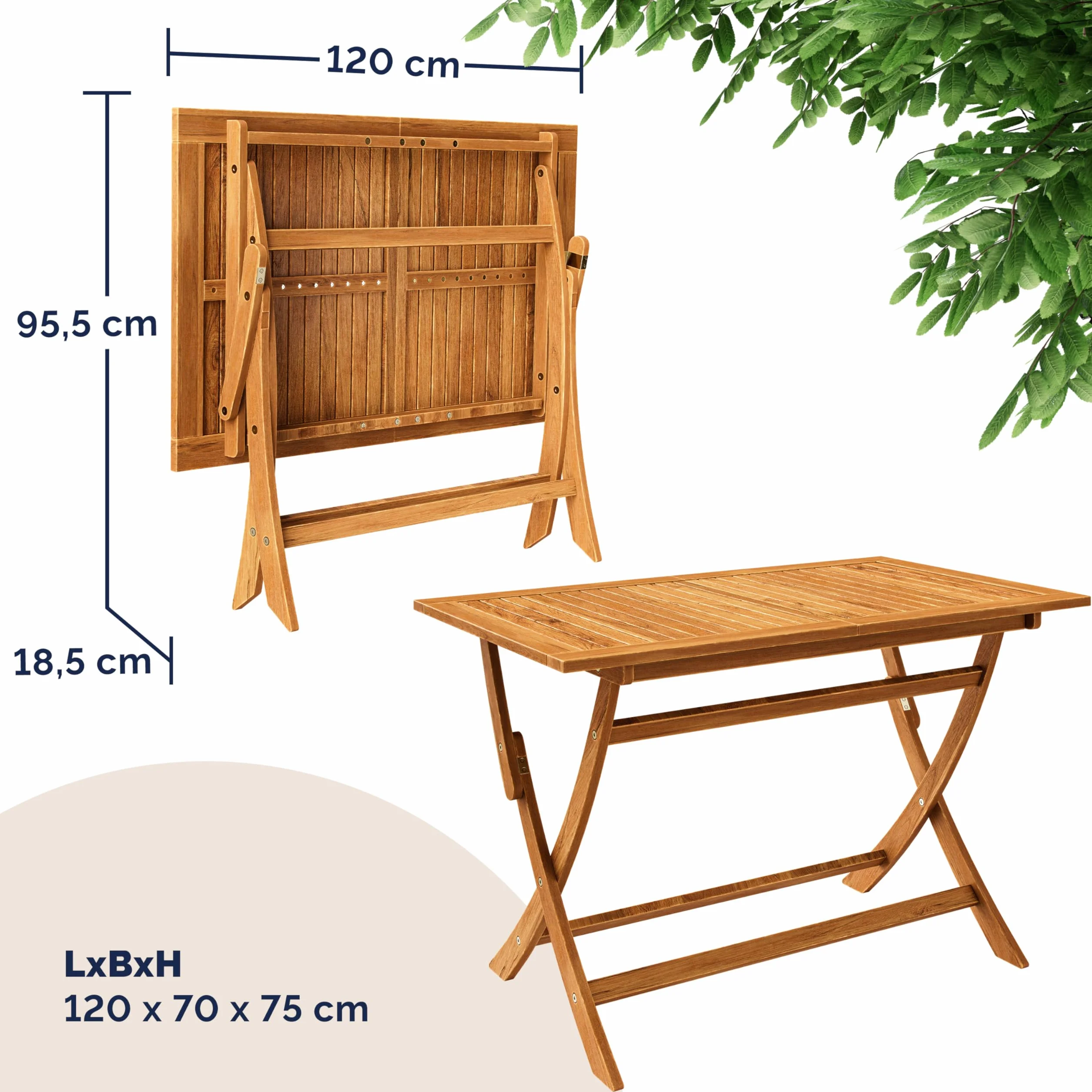 Casaria® Ensemble de Meubles de Jardin Sydney avec accoudoirs Salon de Jardin en Bois d'acacia certifié FSC® pour 4 Personnes Table Exterieur pour terrasse Version 2026