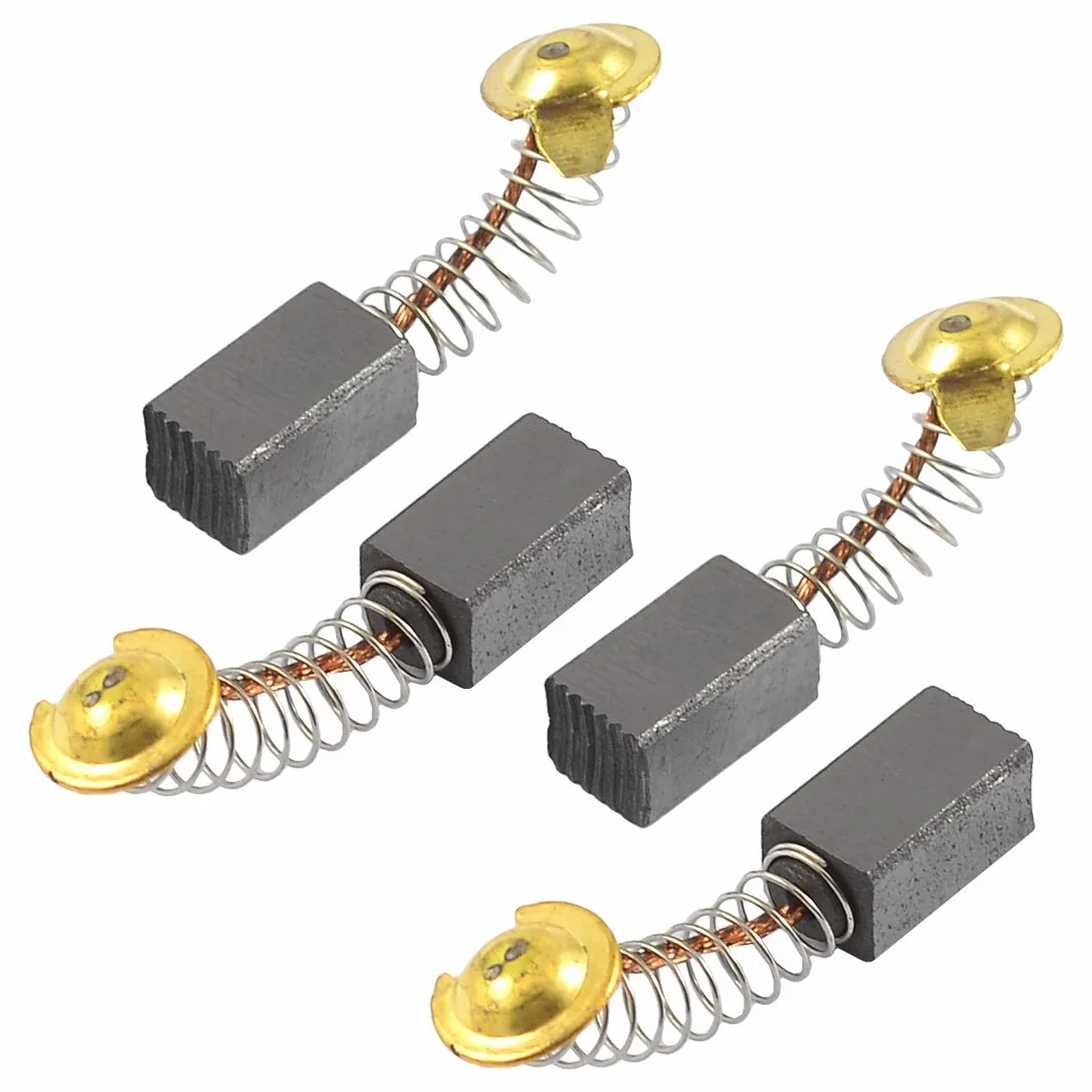 Balais de charbon 7 x 6 x 13 mm Moteur électrique CC 4 pièces