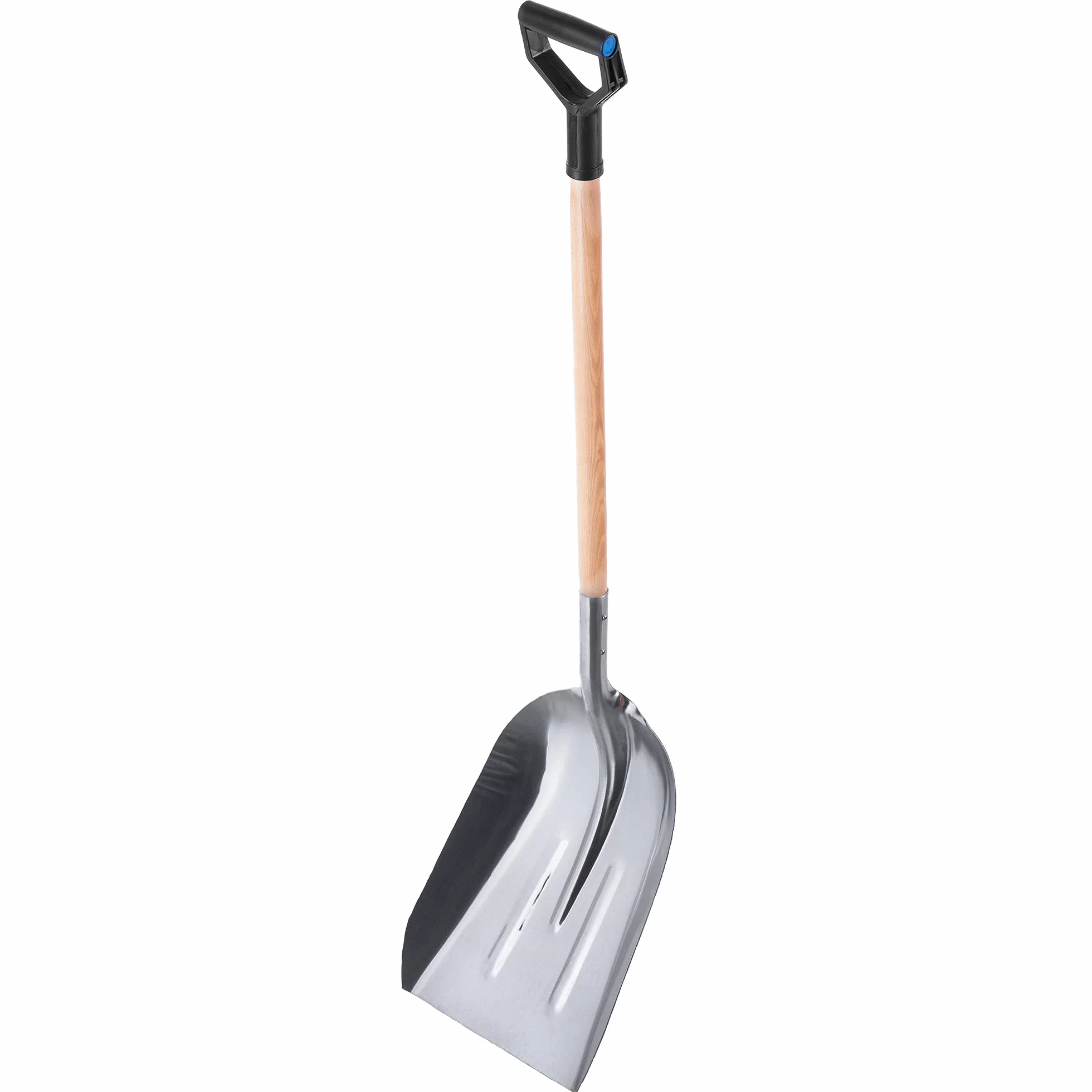 KADAX Pelle à Sable Long Manche Bois Neige Bords Arrondis Aluminium
