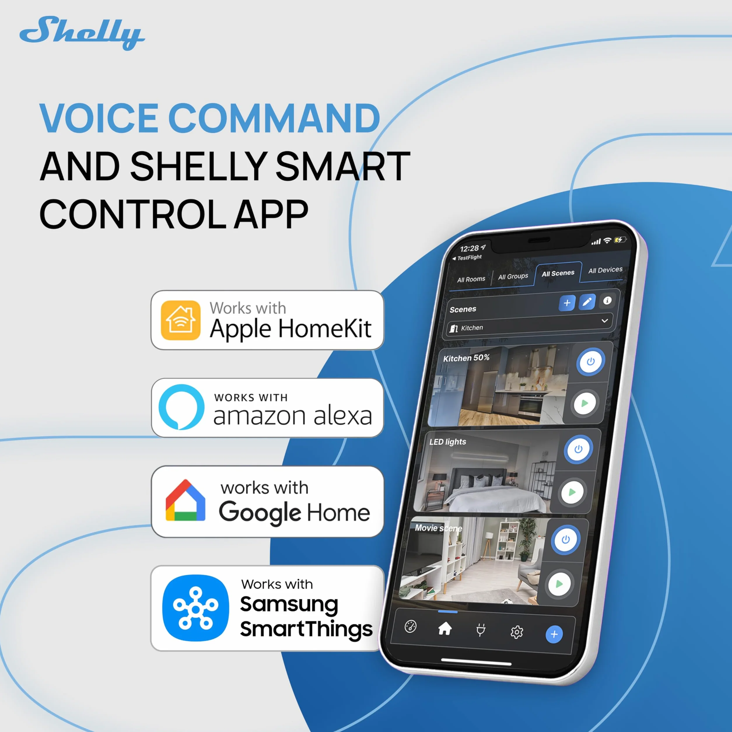 Shelly 1PM Gen4 Interrupteur Matter Zigbee Wi-Fi 1 Canal 16A Mesure Consommation Électrique Lot de 2