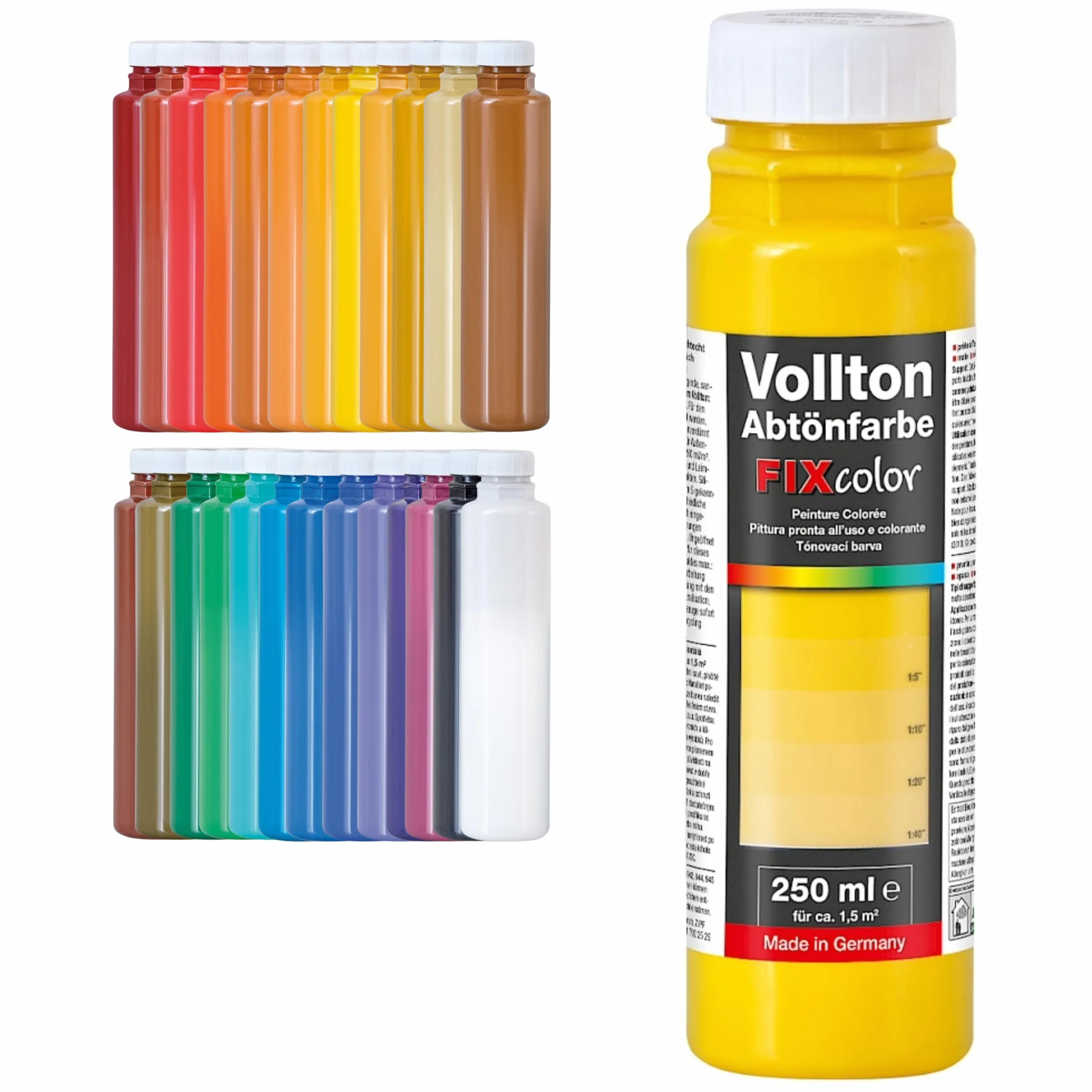 decolor Peintures Colorées Jaune soleil 250ml