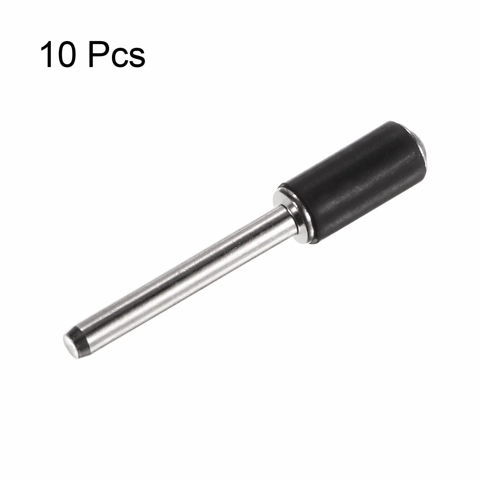 QUARKZMAN 10pcs 1/4 pouce Tambour Caoutchouc Mandrins 1/8 pouce Tige Ponçage Support pour Ponceuse Rotatif Meuleuse