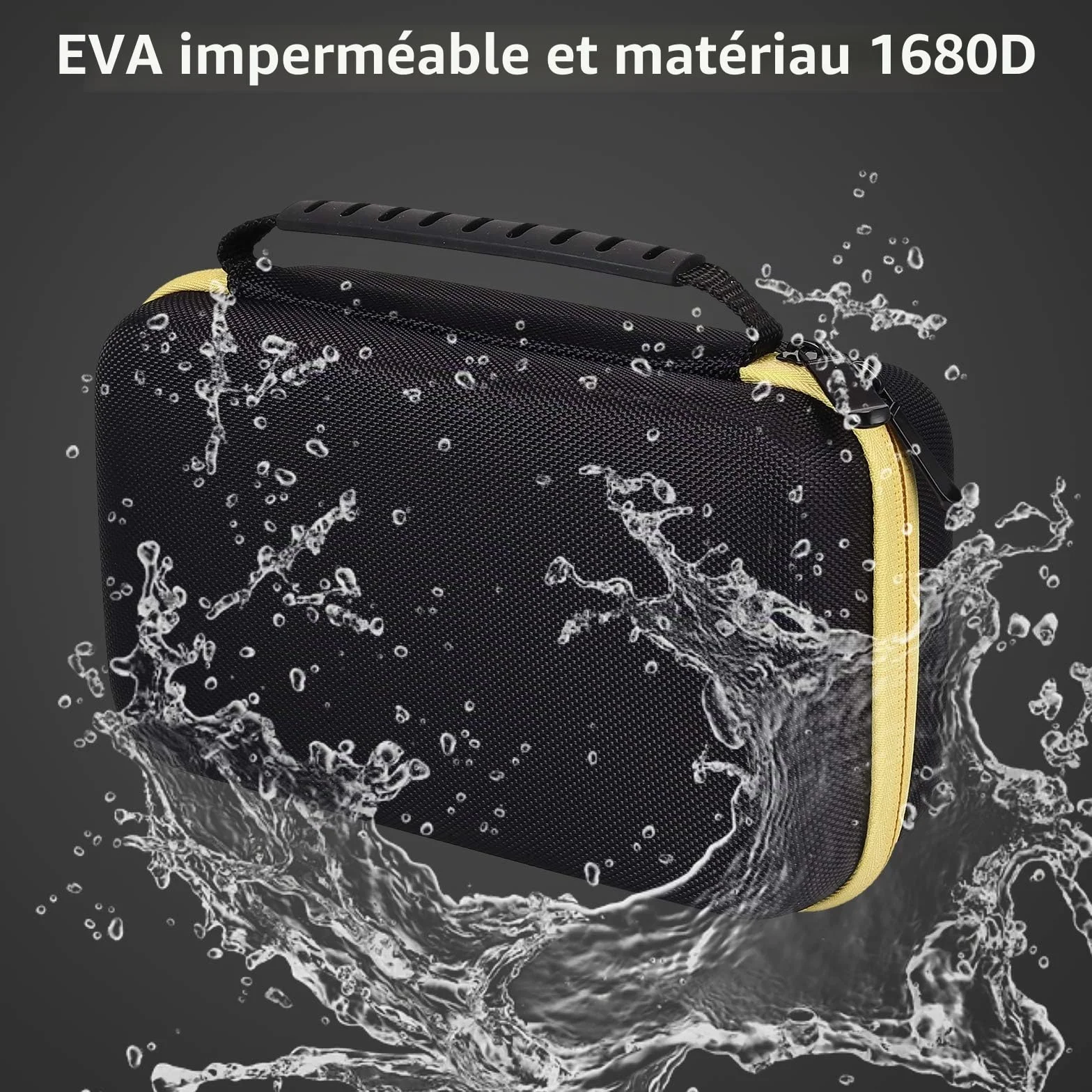 Proster Étui Multimètre Rigide Sac EVA Imperméable Nylon Mousse Ajustable Protection Anti-Choc