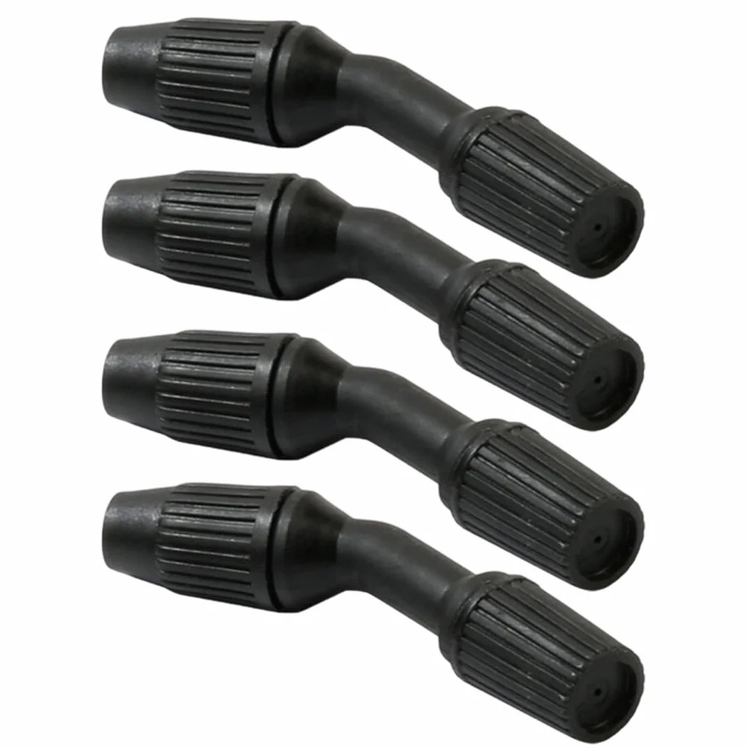 Lot de 4 buses de pulvérisation, accessoires de rechange pour pulvérisateur, buses de tuyau, buses de jardin standard, adaptées à l'arrosage du jardin