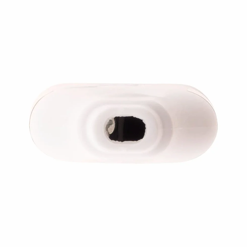 Zenitech Fiche mâle 2P 6A blanc