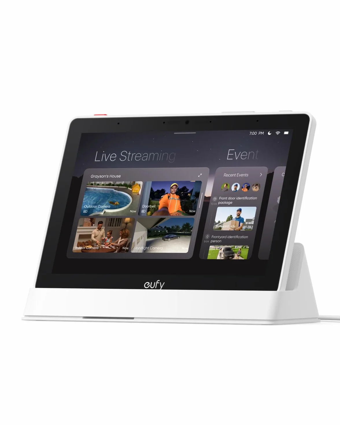 eufy Smart Display E10 Edge Security Center Stockage Local 16 To Cryptage Militaire