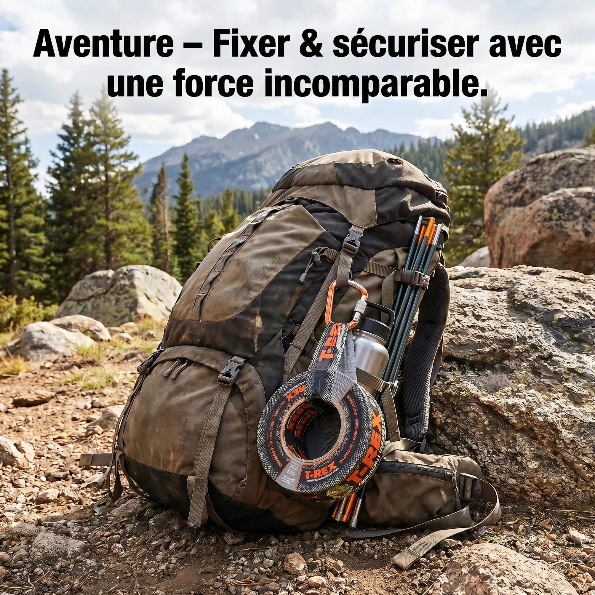 Ruban blindé extra fort T-REX 821-00 imperméable 48mm x 27,4mm