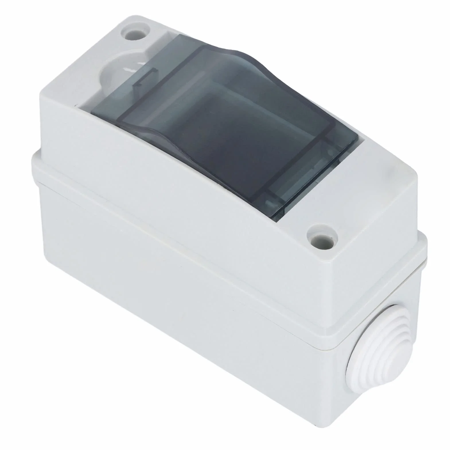 Boîte de Jonction Électronique IP66 avec Couvercle Transparent 125 x 55 x 90mm Plastique ABS PC