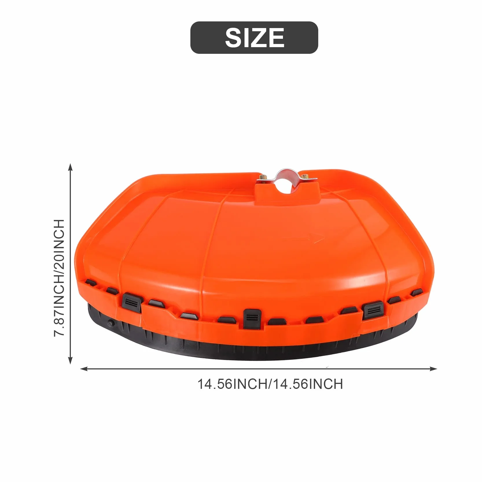Bouclier de coupe universel, protection efficace et robuste des lames d'herbe, pour divers outils de jardin et l'entretien de la pelouse, design léger pour l'espace de rangement et le confort,