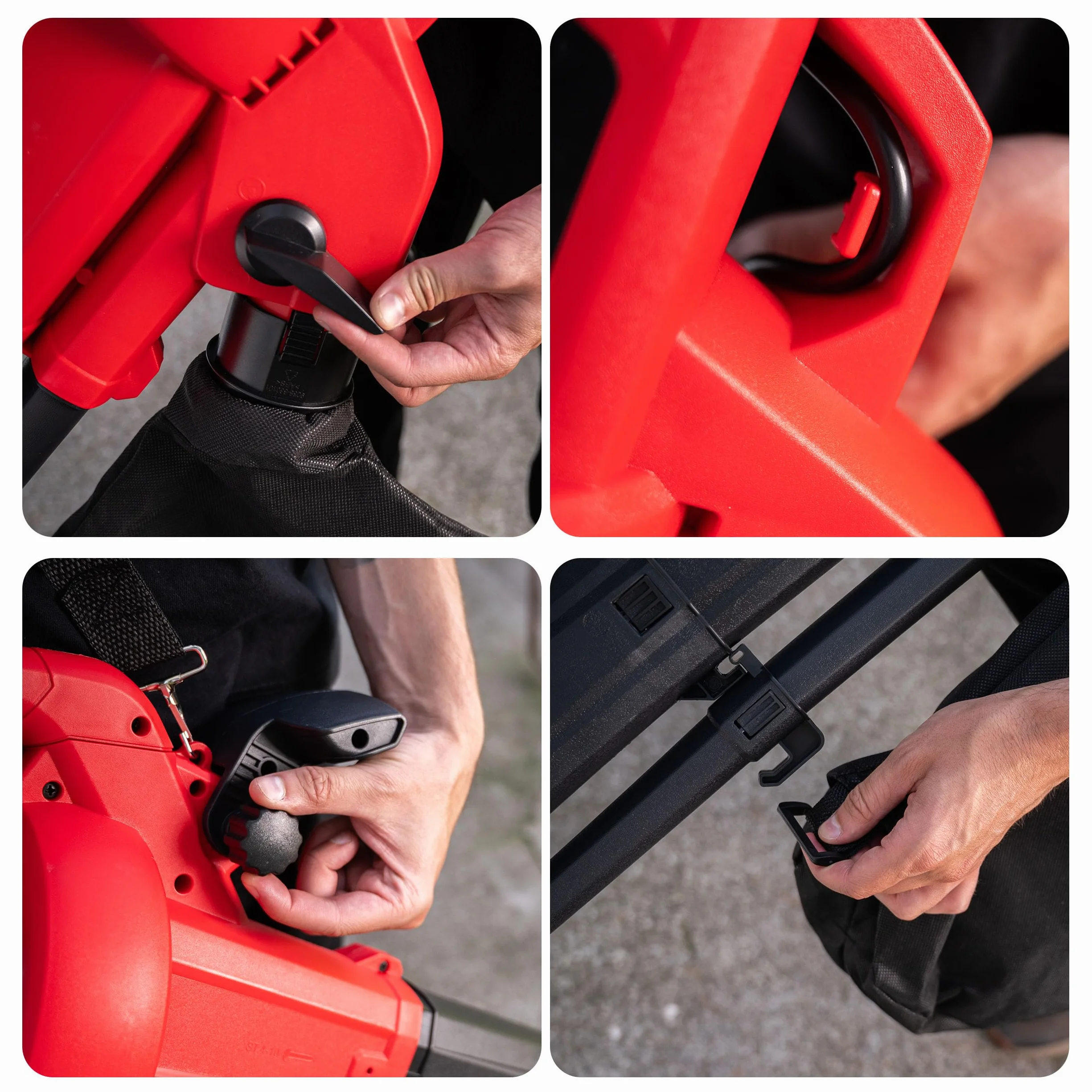 Lehmann 3 en 1 Souffleur de Feuilles Électrique, Aspirateur Broyeur 3500W, 270km/h, 15000 TR/Min, Sac 40L