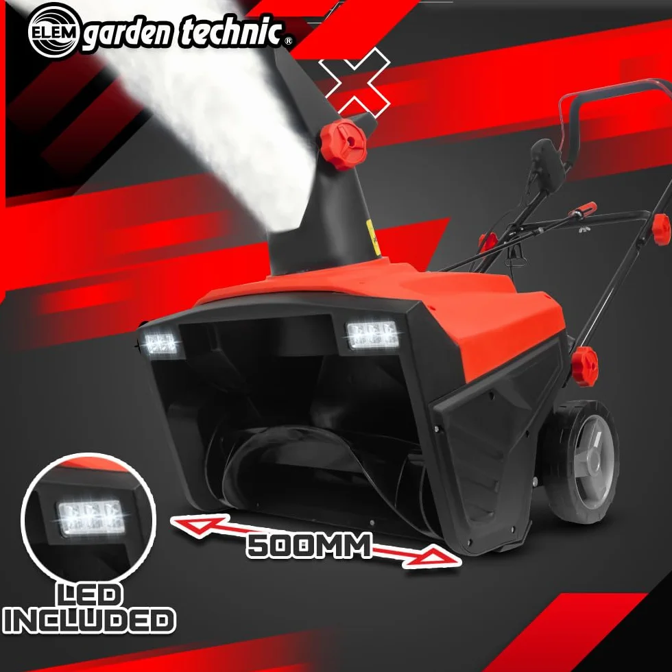 Elem Garden Technic Déneigeuse électrique 2300 W 50 cm
